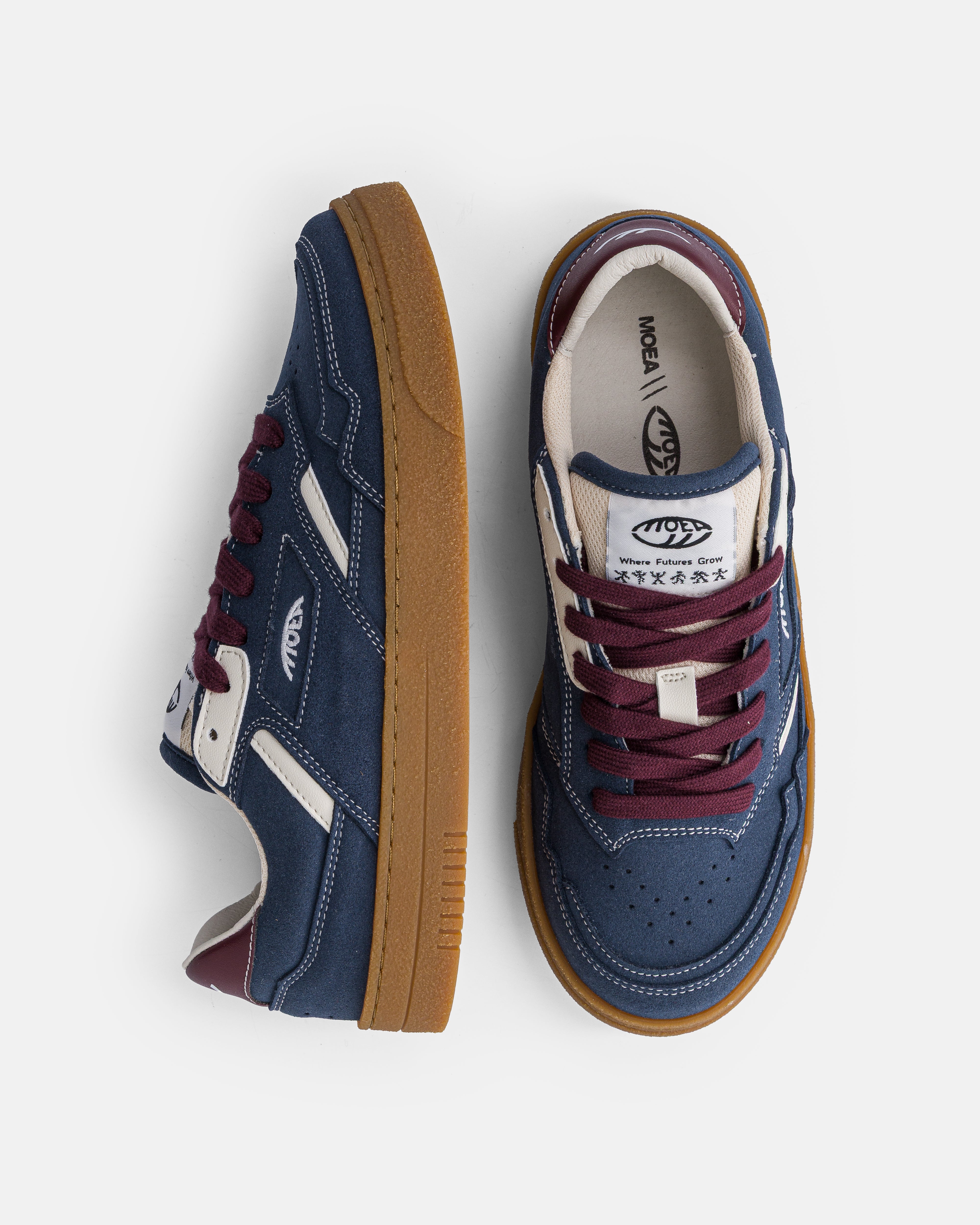moea-origin-low-vegane-sneaker-night-suede-beige-grapes image 2