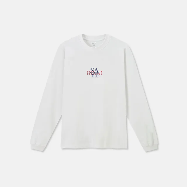 saye-born-in-poblenou-longsleeve-wei-unisex image 1