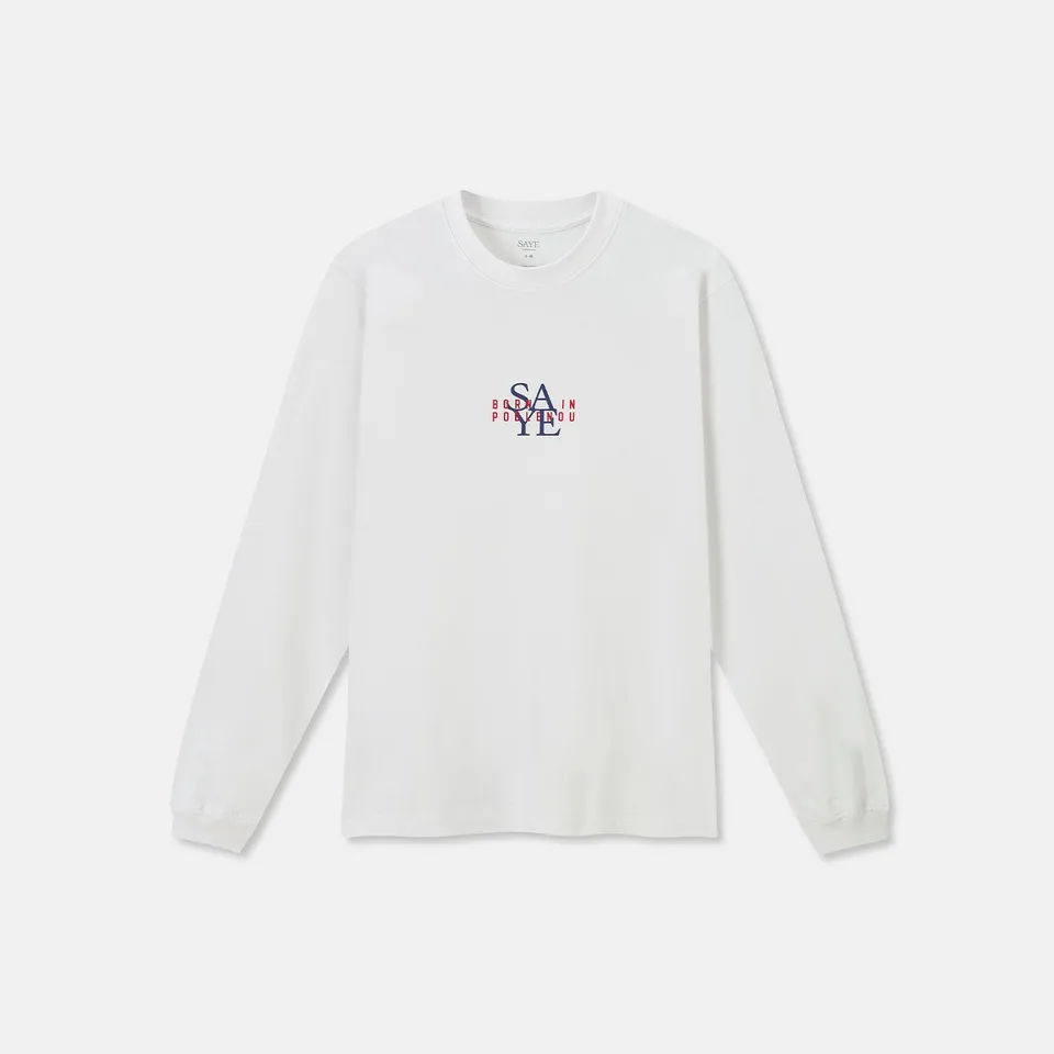 saye-born-in-poblenou-longsleeve-wei-unisex image 1