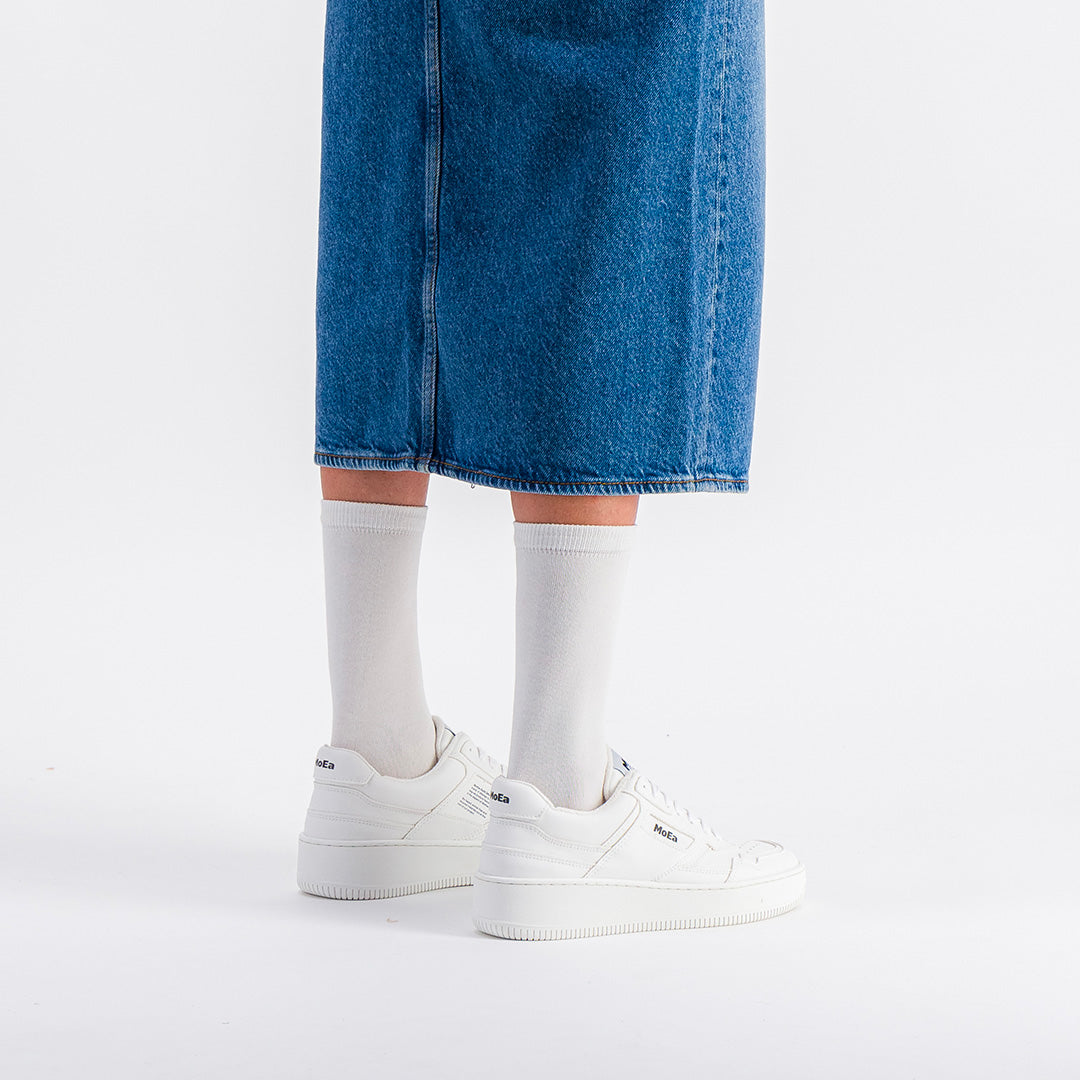 moea-gen1-vegane-sneaker-corn-full-white image 3