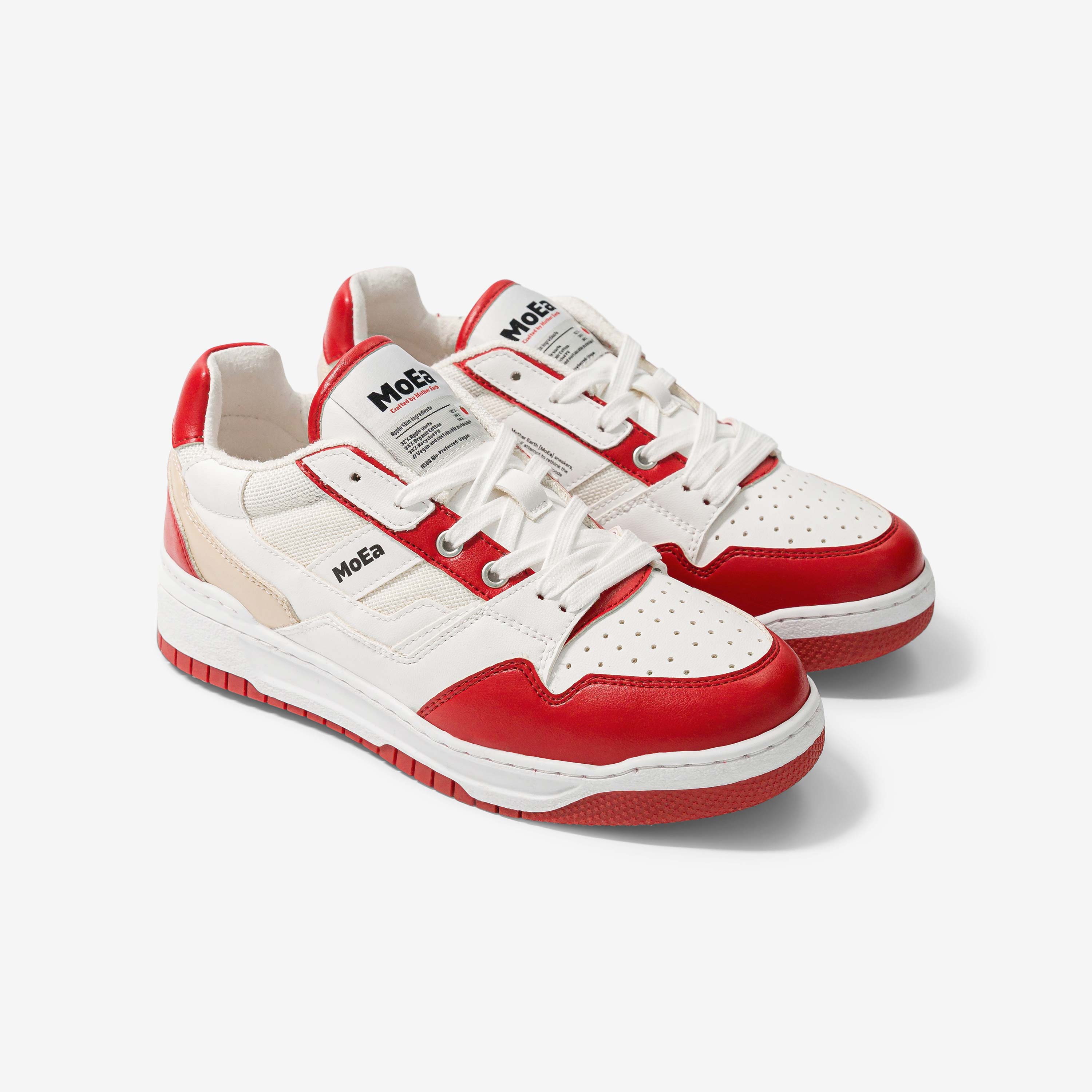 moea-gen2-sport-apple-white-red-veganer-sneaker image 2