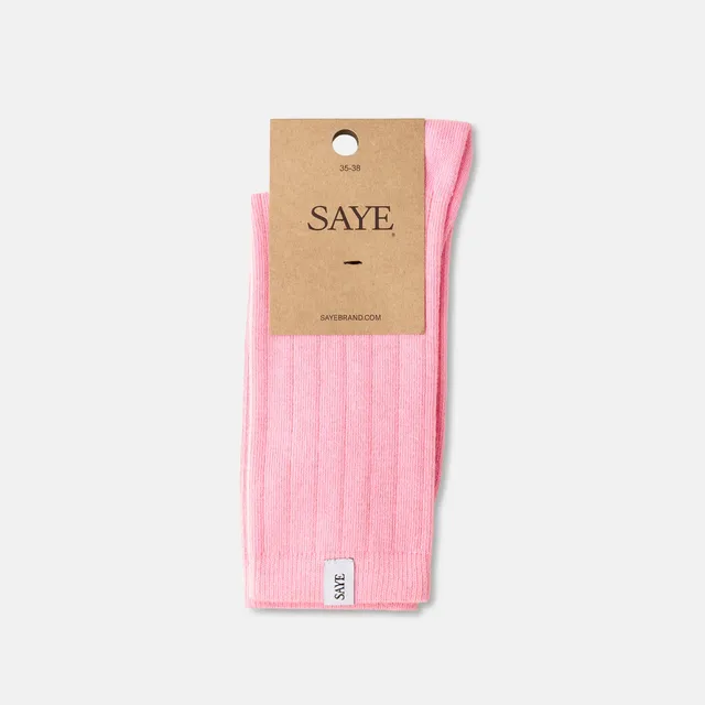 saye-crew-ribbed-socks-gum-bio-baumwoll-socken image 1