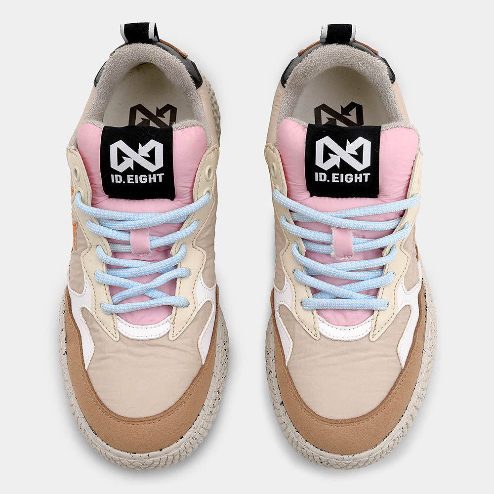 id-eight-hana-toasted-apricot-veganer-sneaker-orange-beige-blau image 3