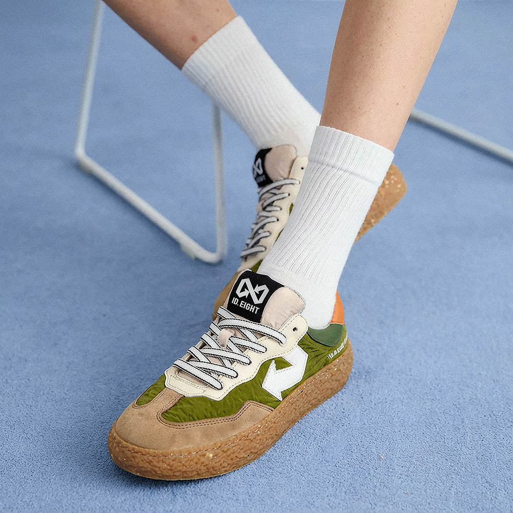id-eight-uriduri-olive-green-vegane-sneaker image 2