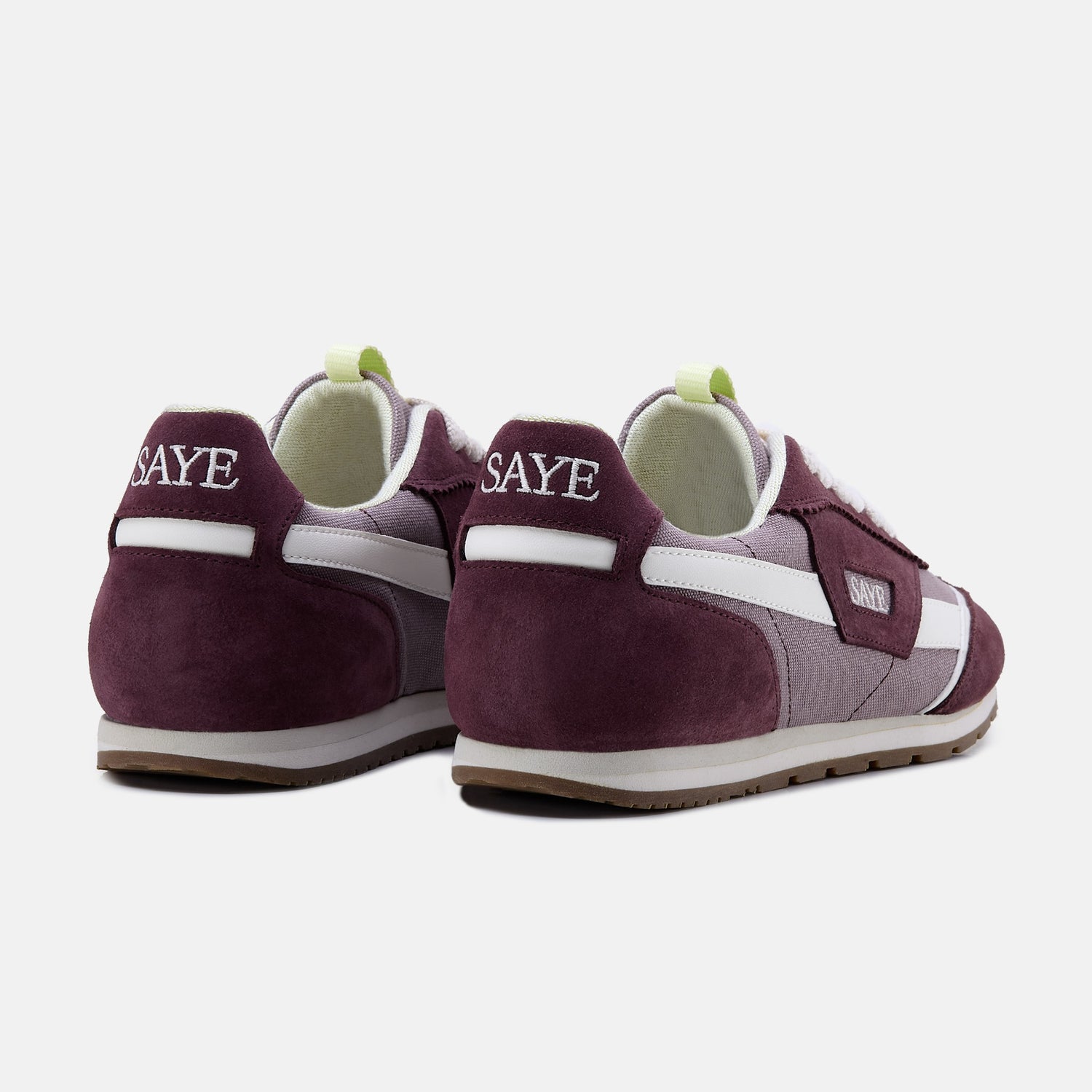 saye-m68-track-plum-retro-sneaker-bio-baumwolle image 4