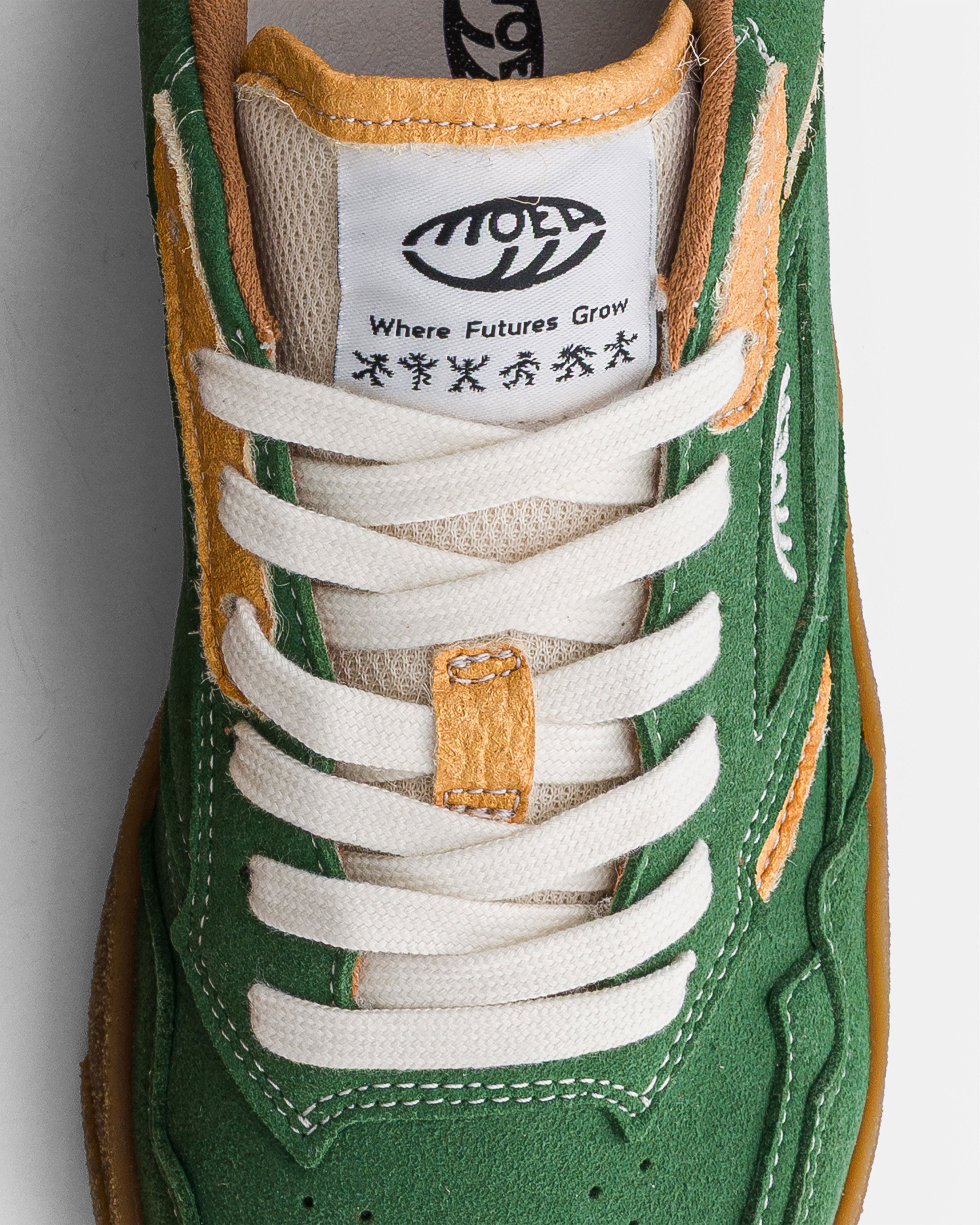 moea-origin-low-vegane-sneaker-green-yellow-pineapple image 5