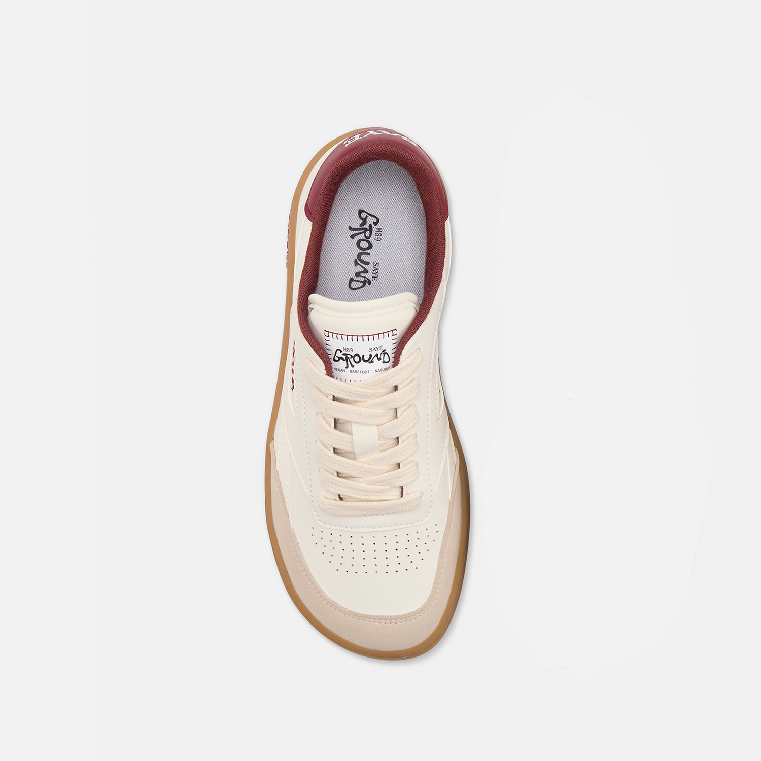 saye-m89-ground-barefoot-sneaker-garnet image 1