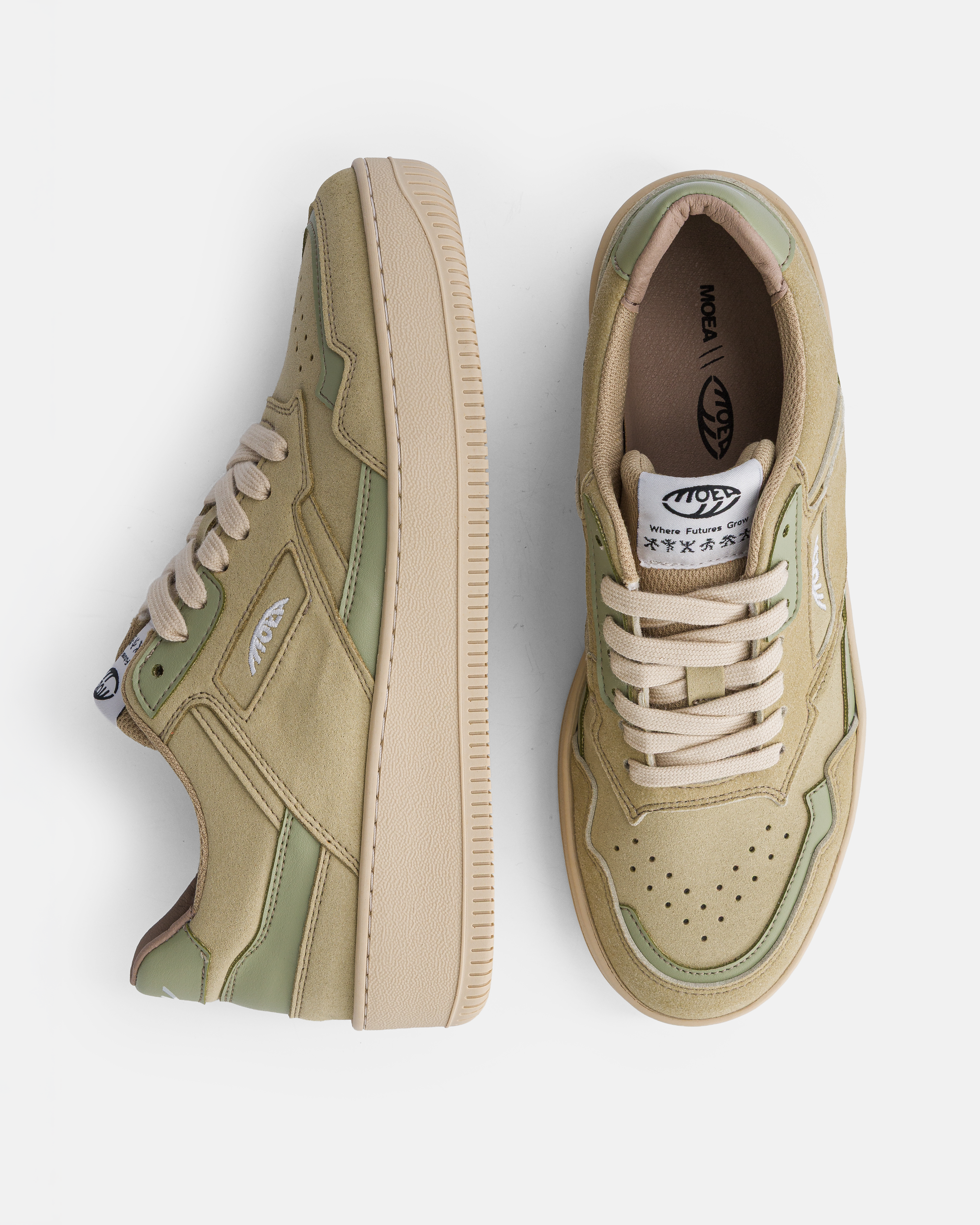 moea-origin-vegane-sneaker-full-aloe-suede-cactus image 2