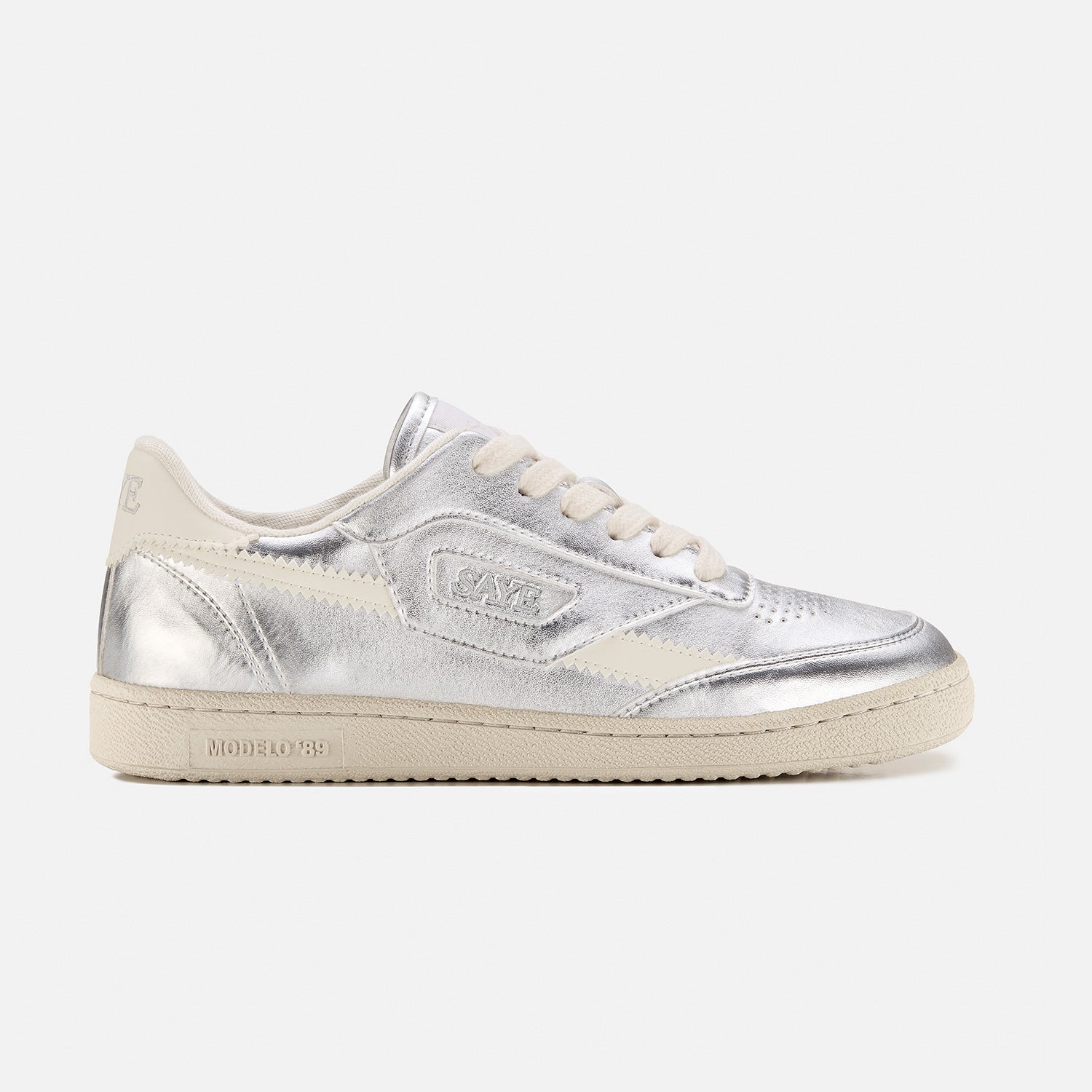 saye-m89-icon-vegane-retro-sneaker-silver image 2