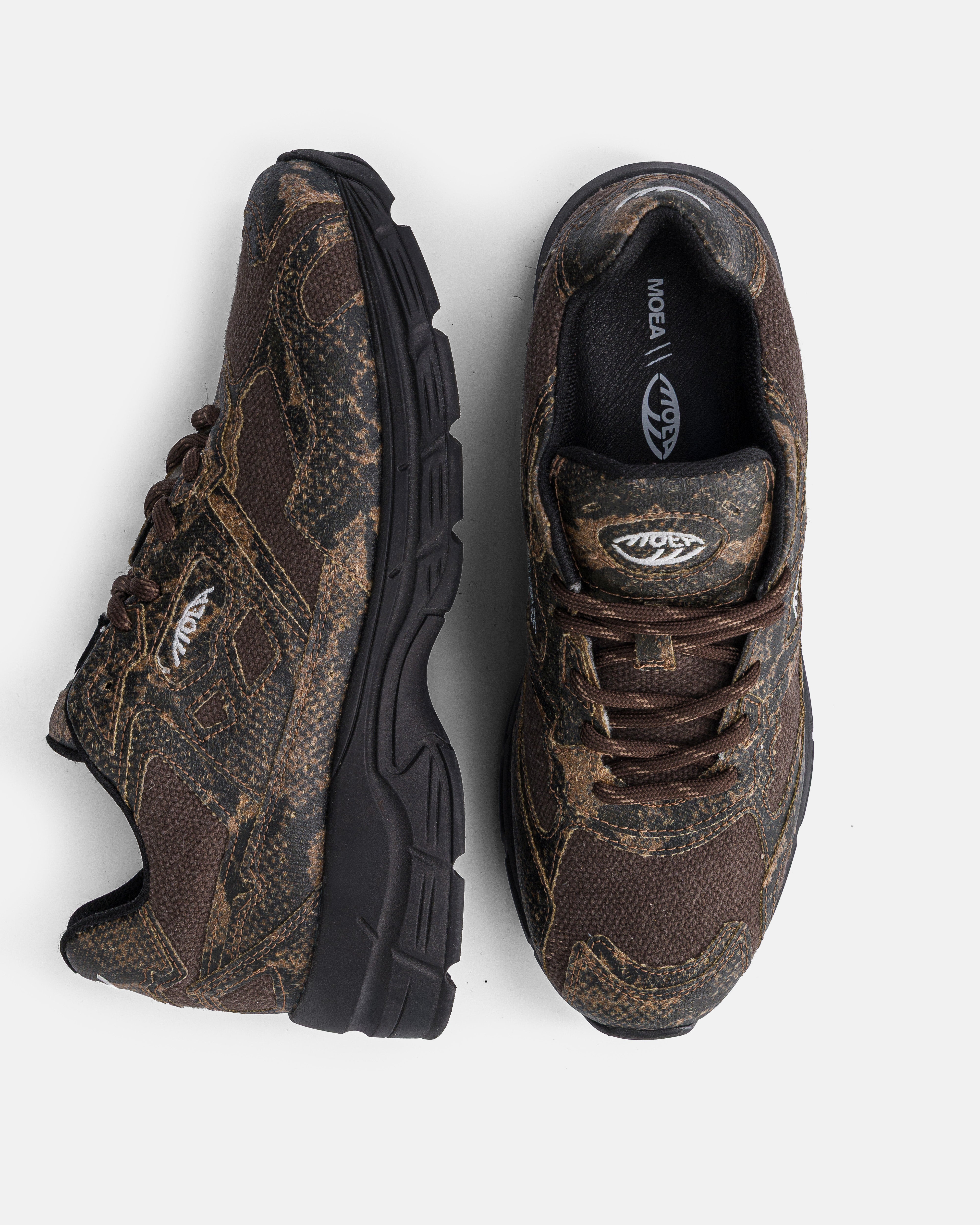 moea-rush-brown-snake-palm-vegane-sneaker image 2