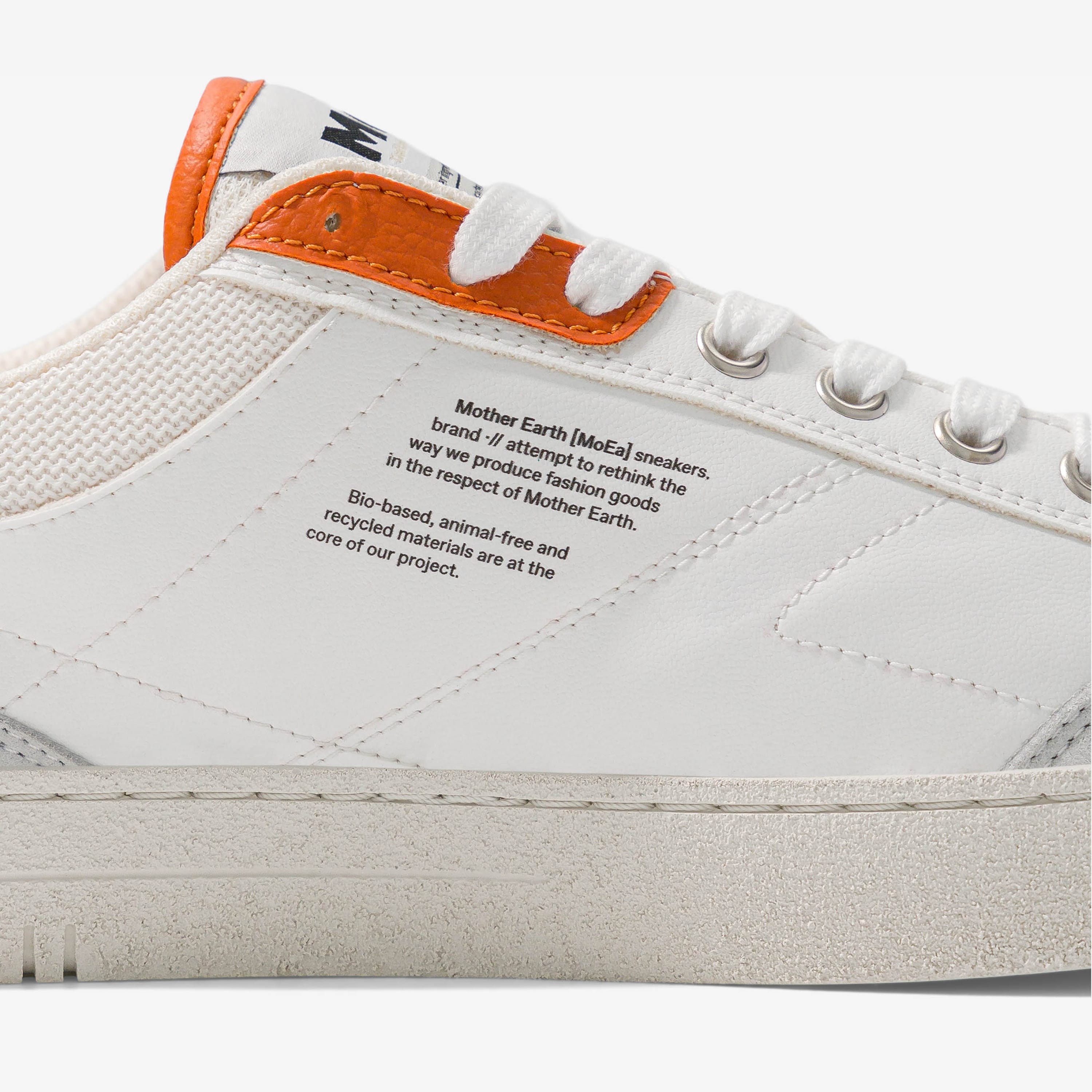 moea-gen3-orange-white-orange-vegane-sneaker image 5