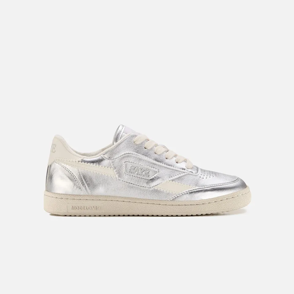 saye-m89-icon-vegane-retro-sneaker-silver image 1