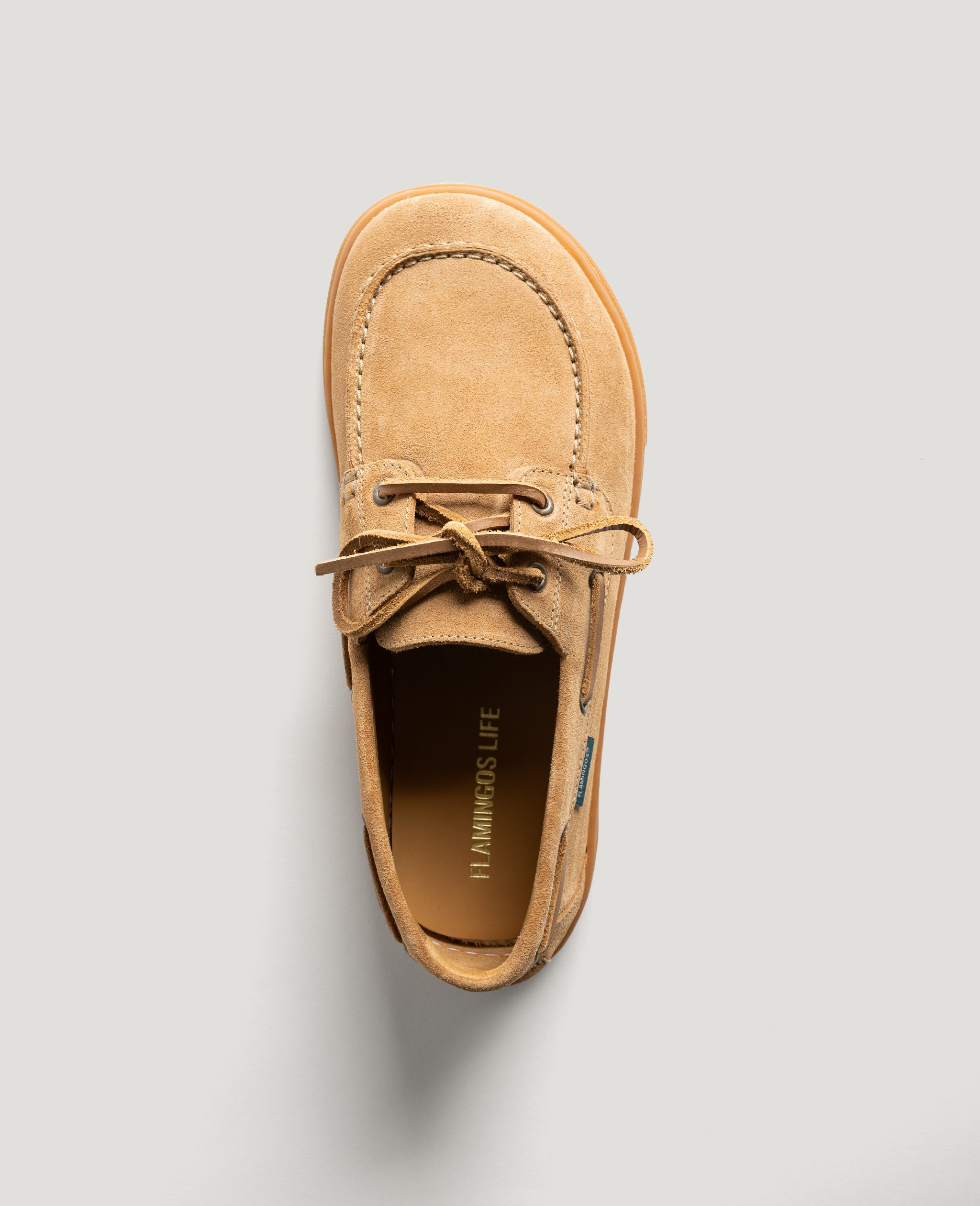 flamingos-life-zero-boat-vegane-sneaker-suede-tan image 3