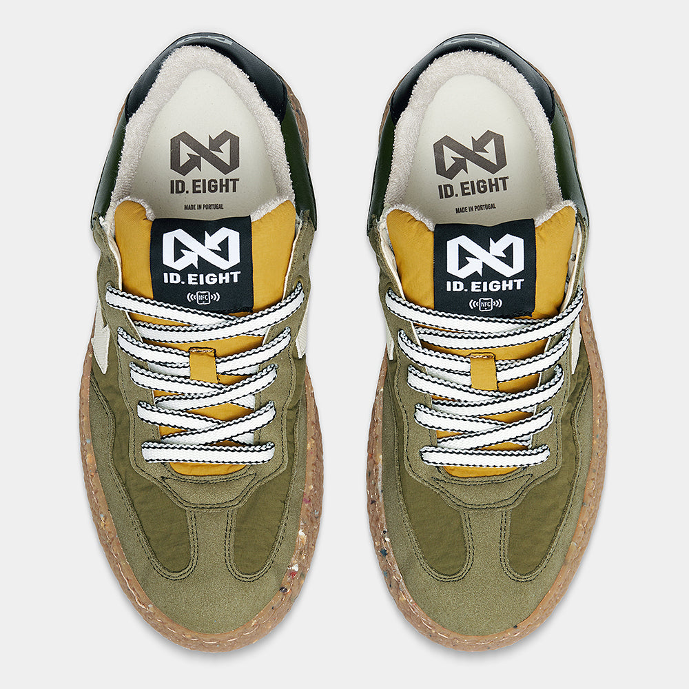 id-eight-uriduri-sage-veganer-sneaker-gr-n-senfgelb-braun image 3