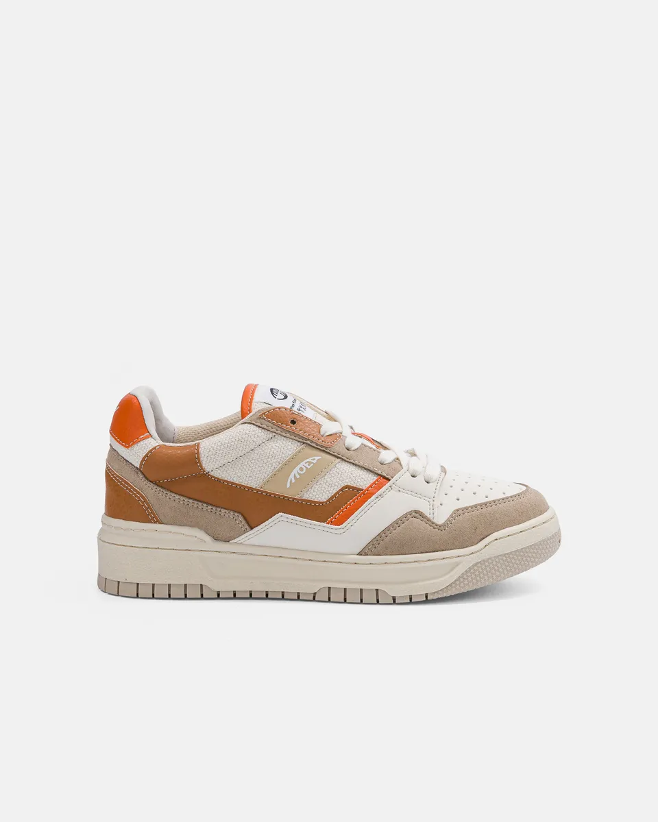 moea-echo-brown-orange-vegan-sneaker-unisex image 1