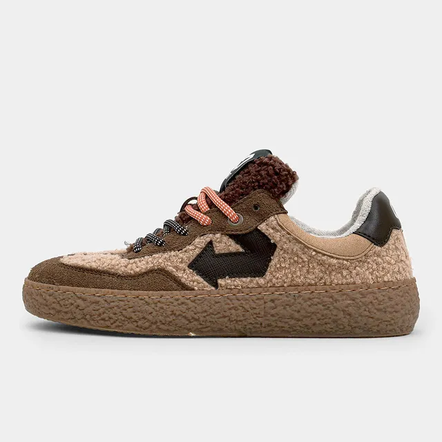 id-eight-uriduri-teddy-brown-vegane-sneaker image 1