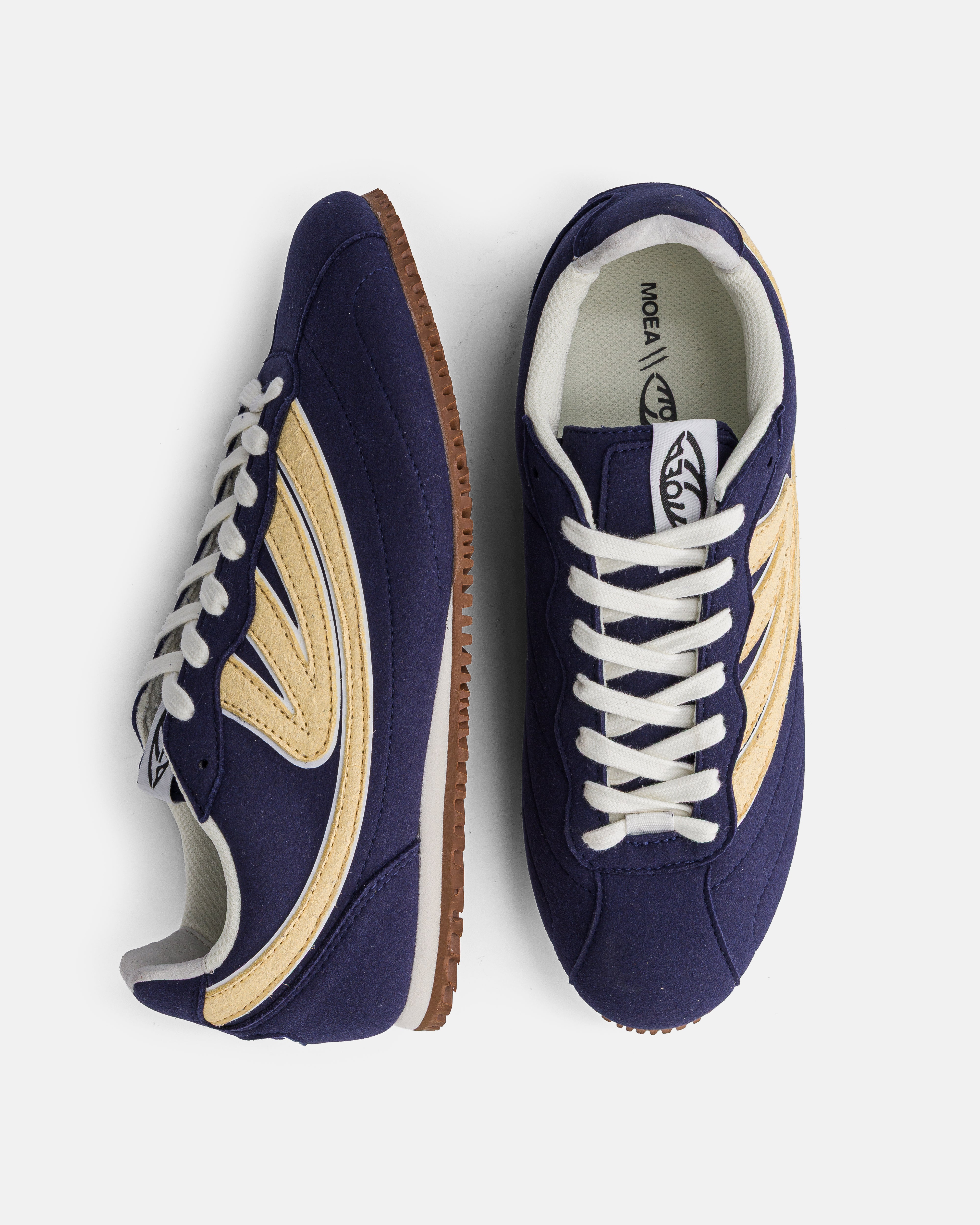 moea-rise-navy-yellow-pineapple-vegane-sneaker image 2