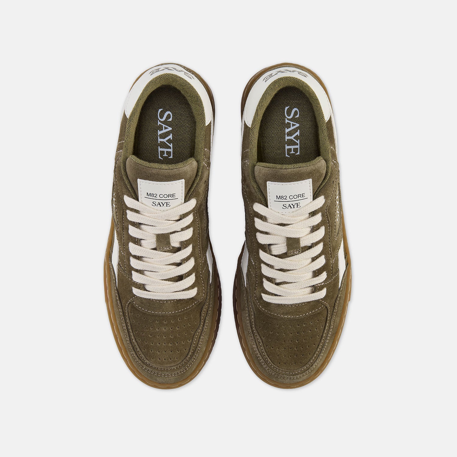 saye-m82-core-olive-chunky-retro-sneaker-aus-rinds-suede image 5