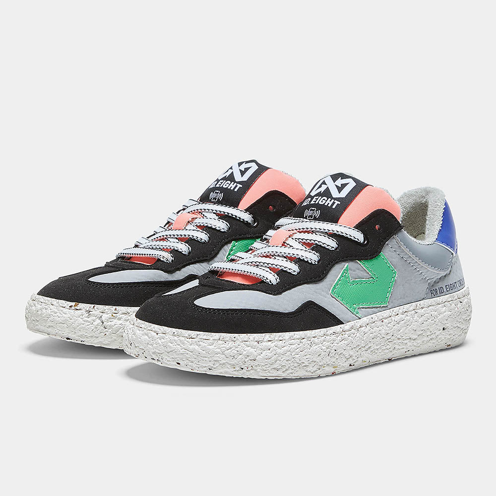 id-eight-uriduri-dark-mix-square-veganer-sneaker-grau-rosa-gr-n image 3