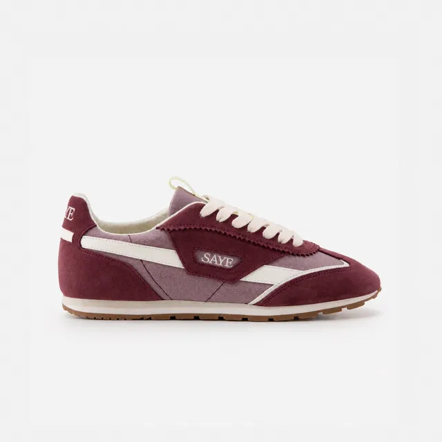 saye-m68-track-plum-retro-sneaker-bio-baumwolle image 1