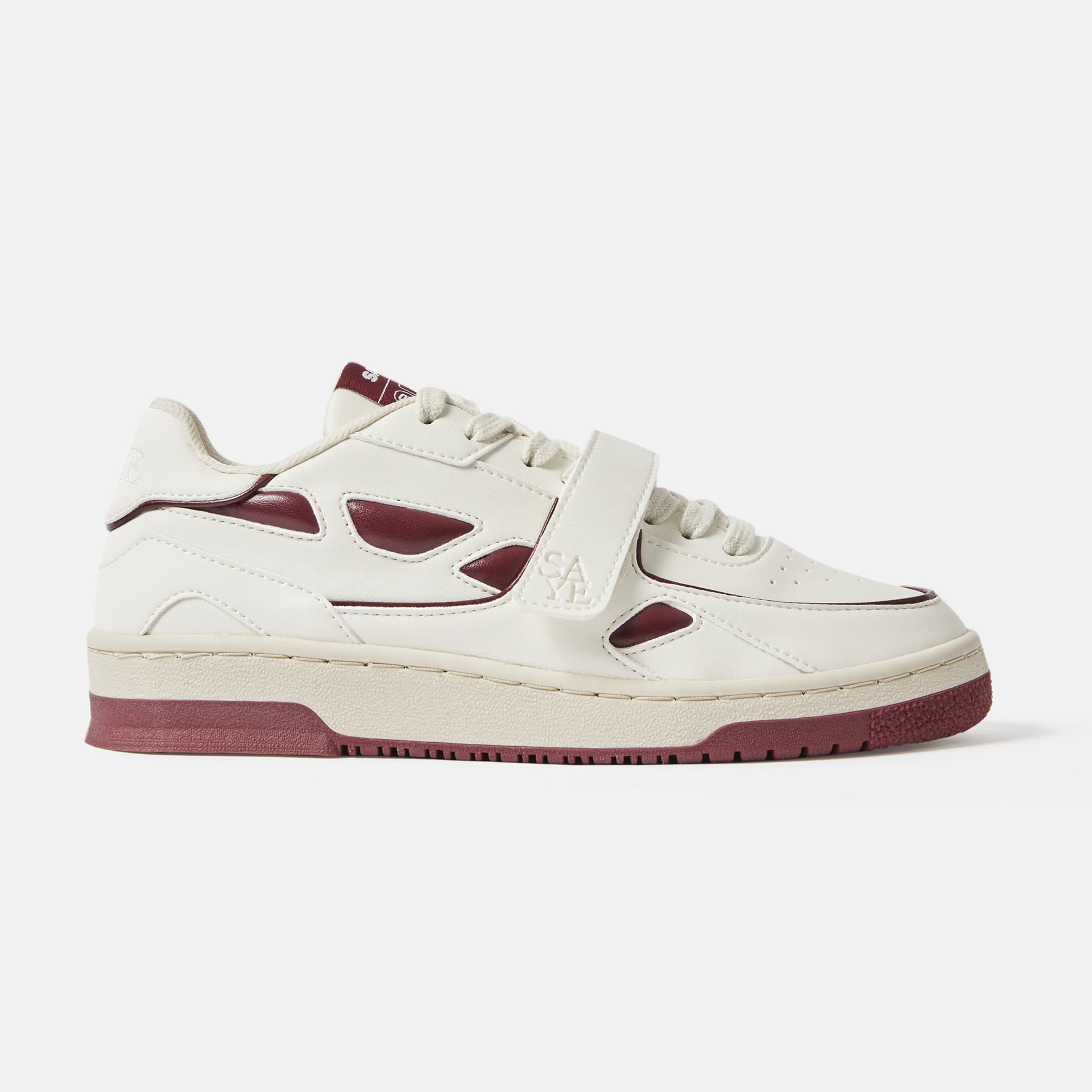 saye-m92-bold-garnet-vegane-chunky-retro-sneaker image 2