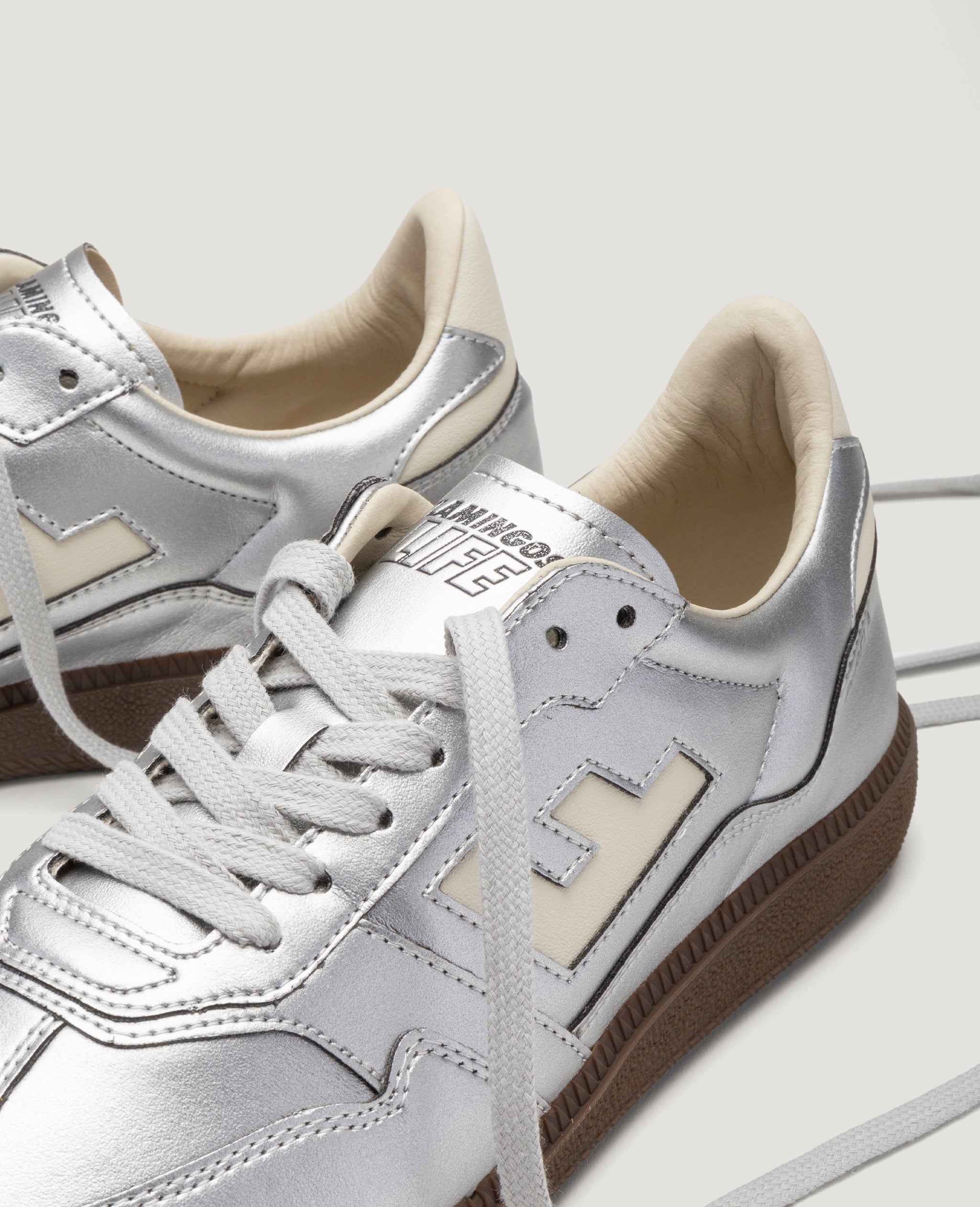 flamingos-life-burela-slim-apple-silver-vegane-sneaker image 3