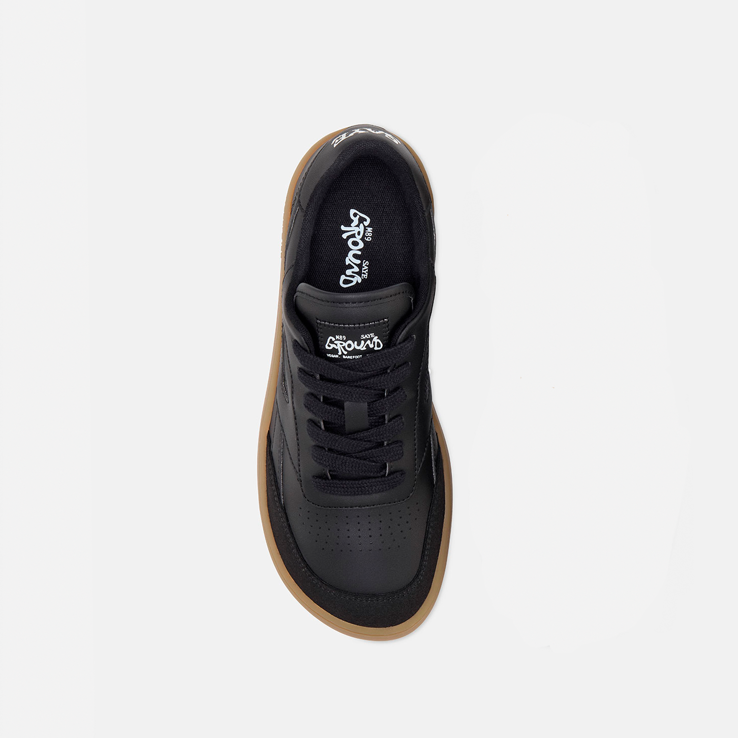 saye-m89-ground-barefoot-sneaker-black-caramel image 1