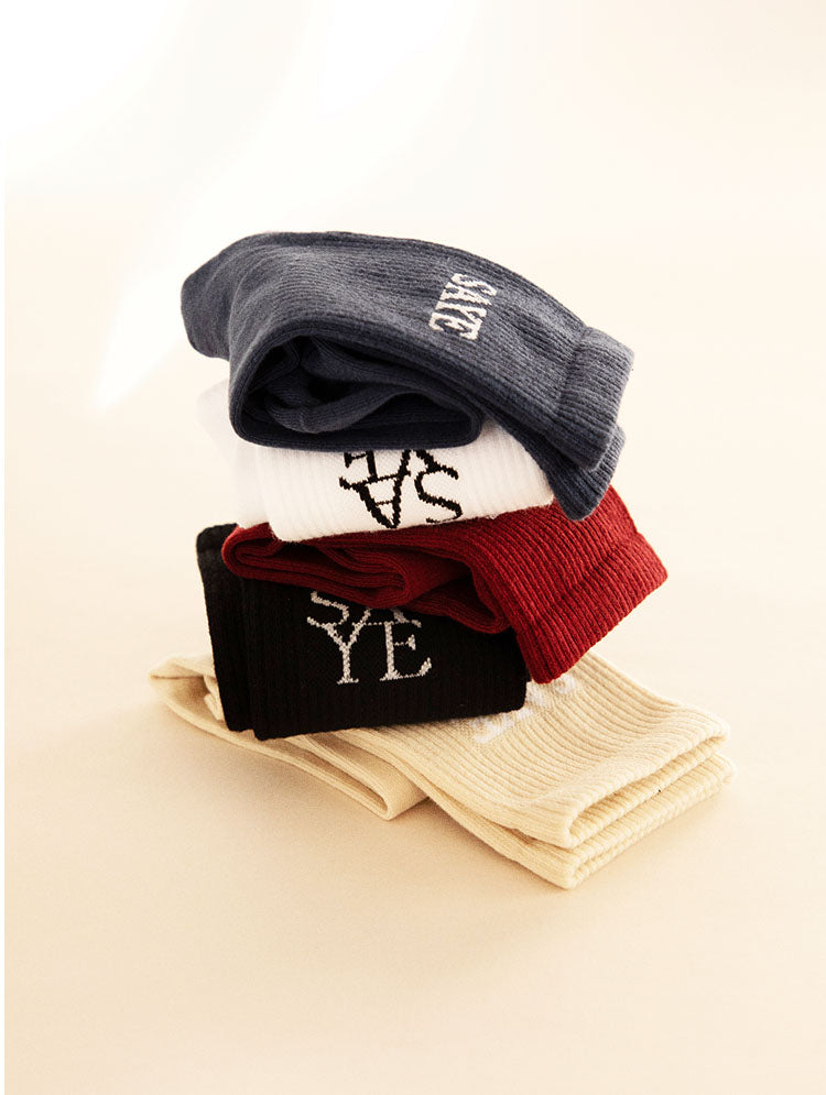 saye-crew-everyday-socks-schwarz image 6