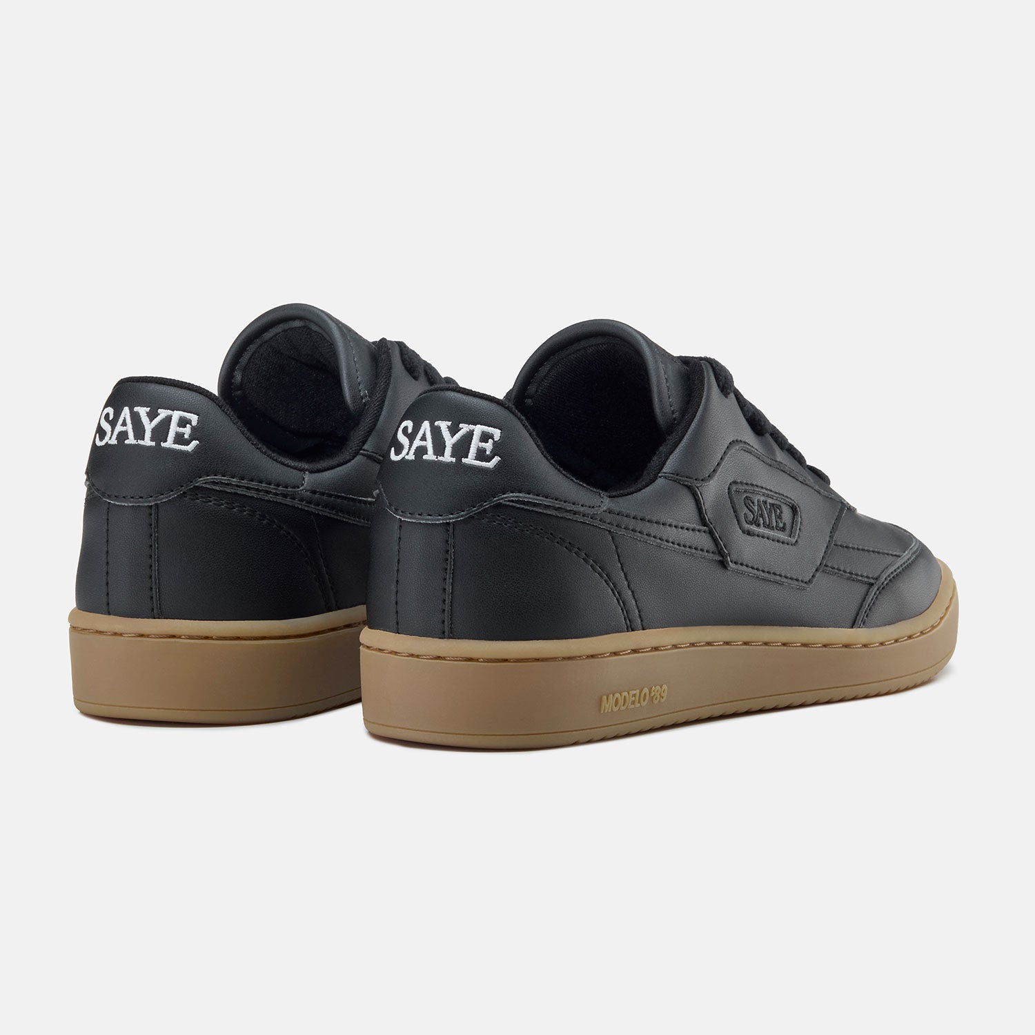 saye-m89-icon-black-caramel-vegane-retro-sneaker-aus-mais-napa image 3