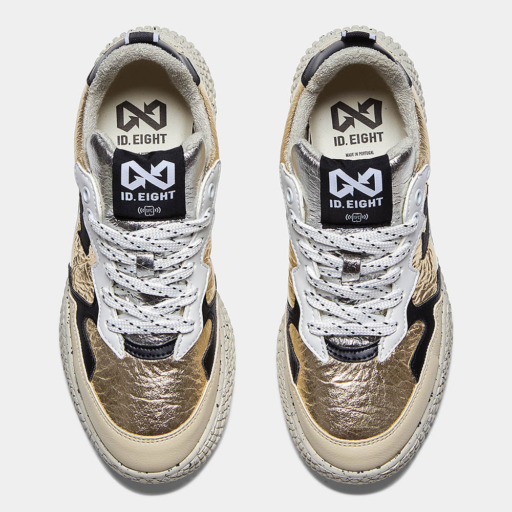 id-eight-hana-gold-vegan-sneaker-laminiert image 3