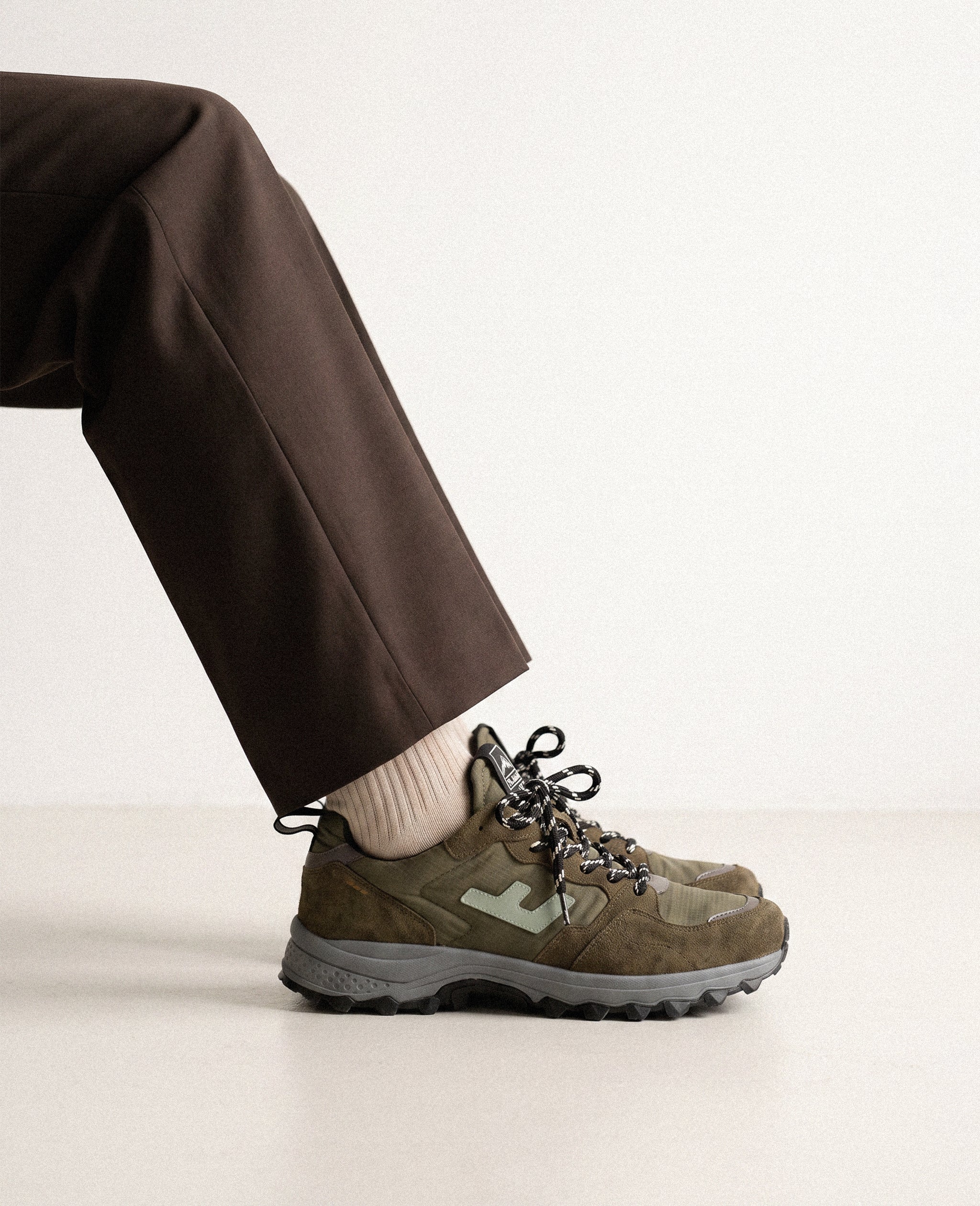 flamingos-life-tabei-nori-olive-vegane-sneaker image 4