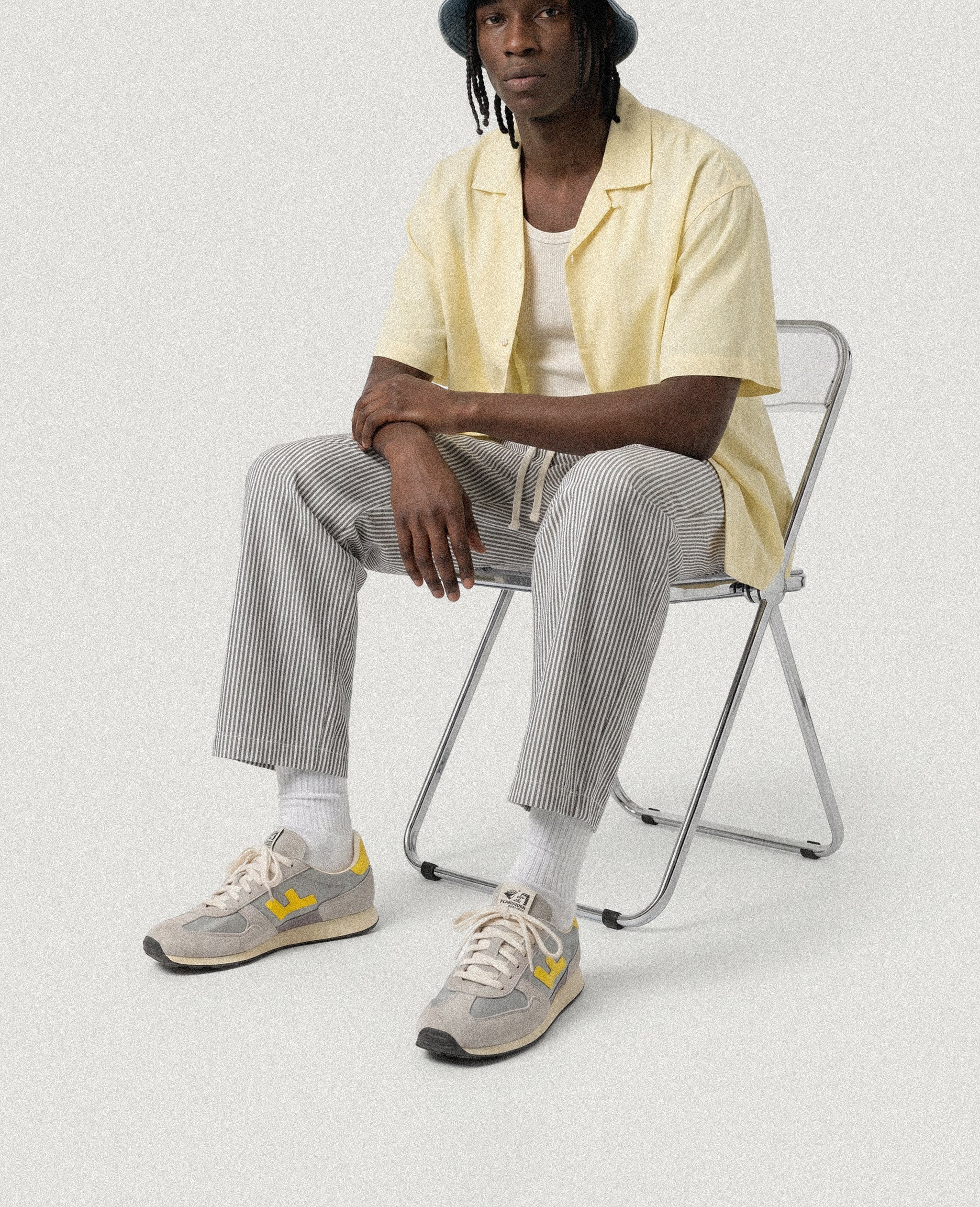 flamingos-life-marathon-club-vegane-sneaker-gray-lemon image 5