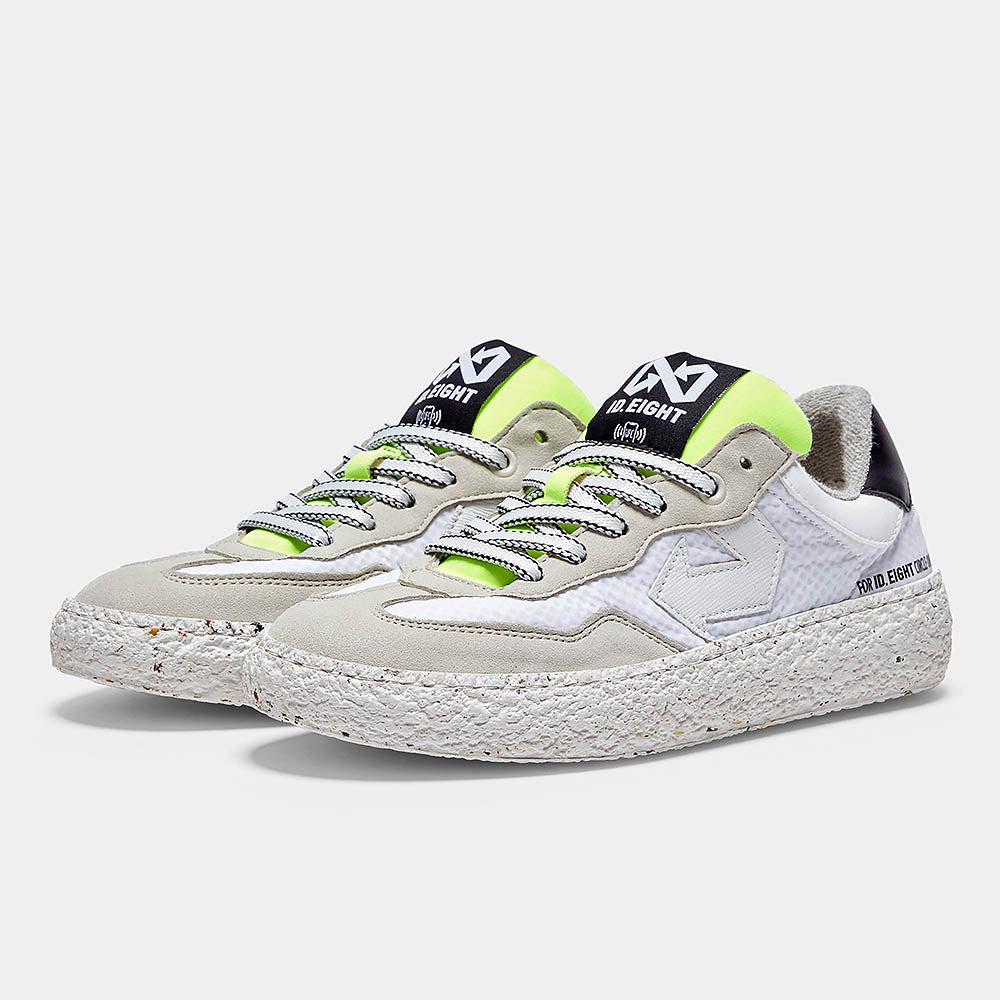 id-eight-uriduri-white-crinkle-vegane-sneaker-wei-neon image 4
