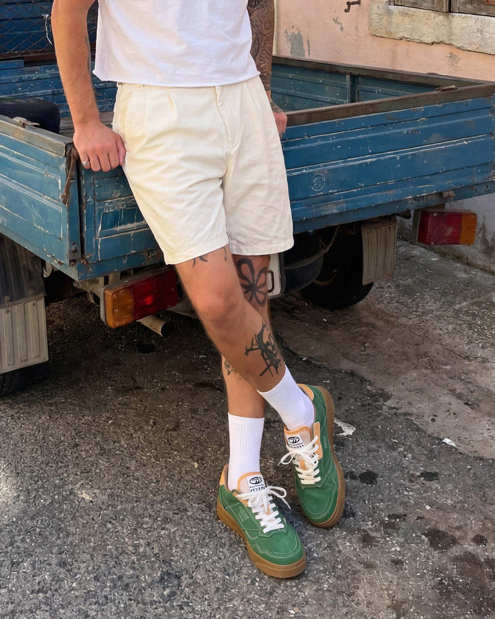 moea-origin-low-vegane-sneaker-green-yellow-pineapple image 3