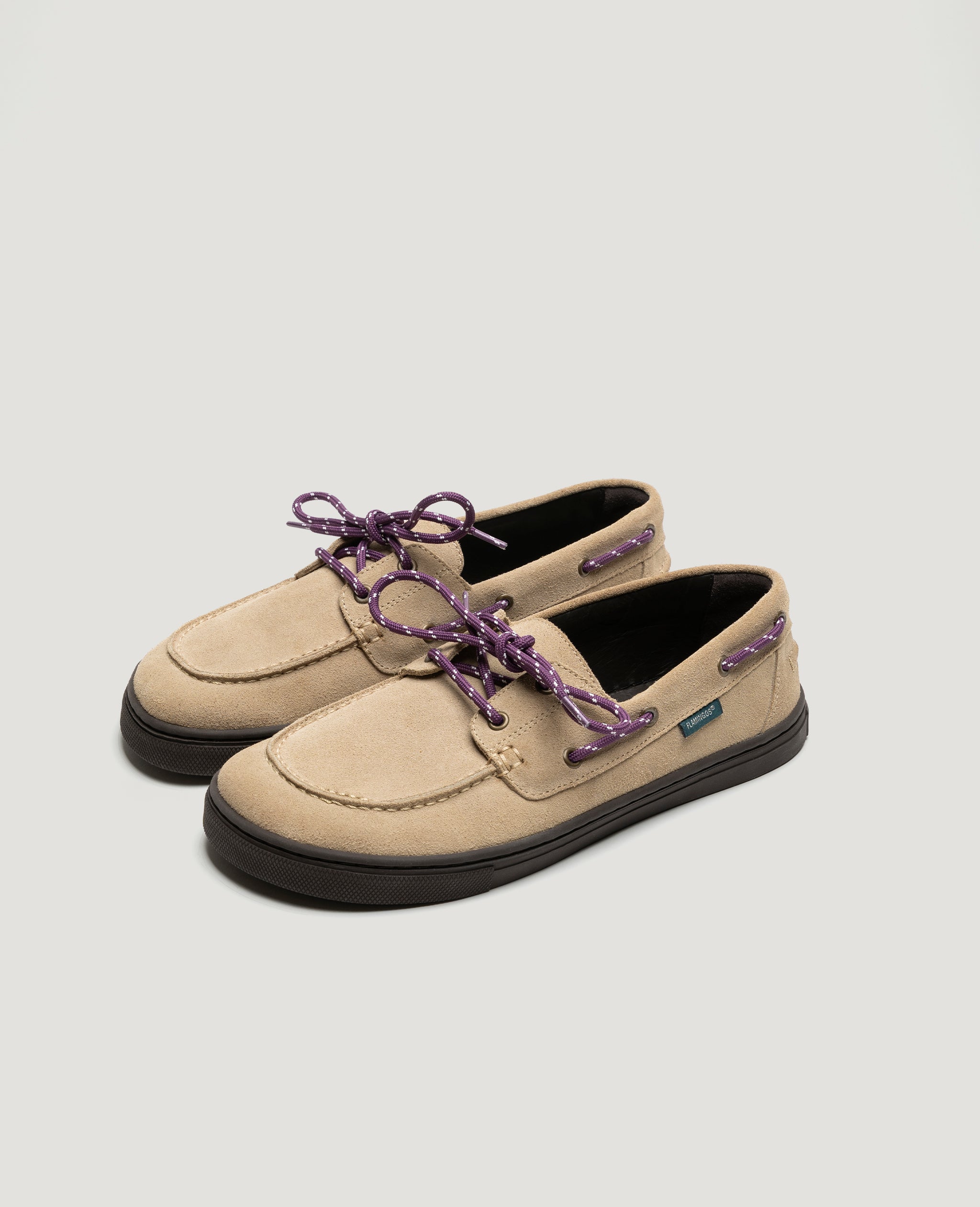 flamingos-life-zero-boat-vegane-sneaker-suede-sand image 2