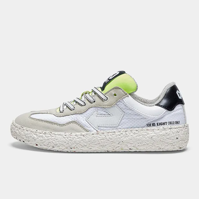 id-eight-uriduri-white-crinkle-vegane-sneaker-wei-neon image 1