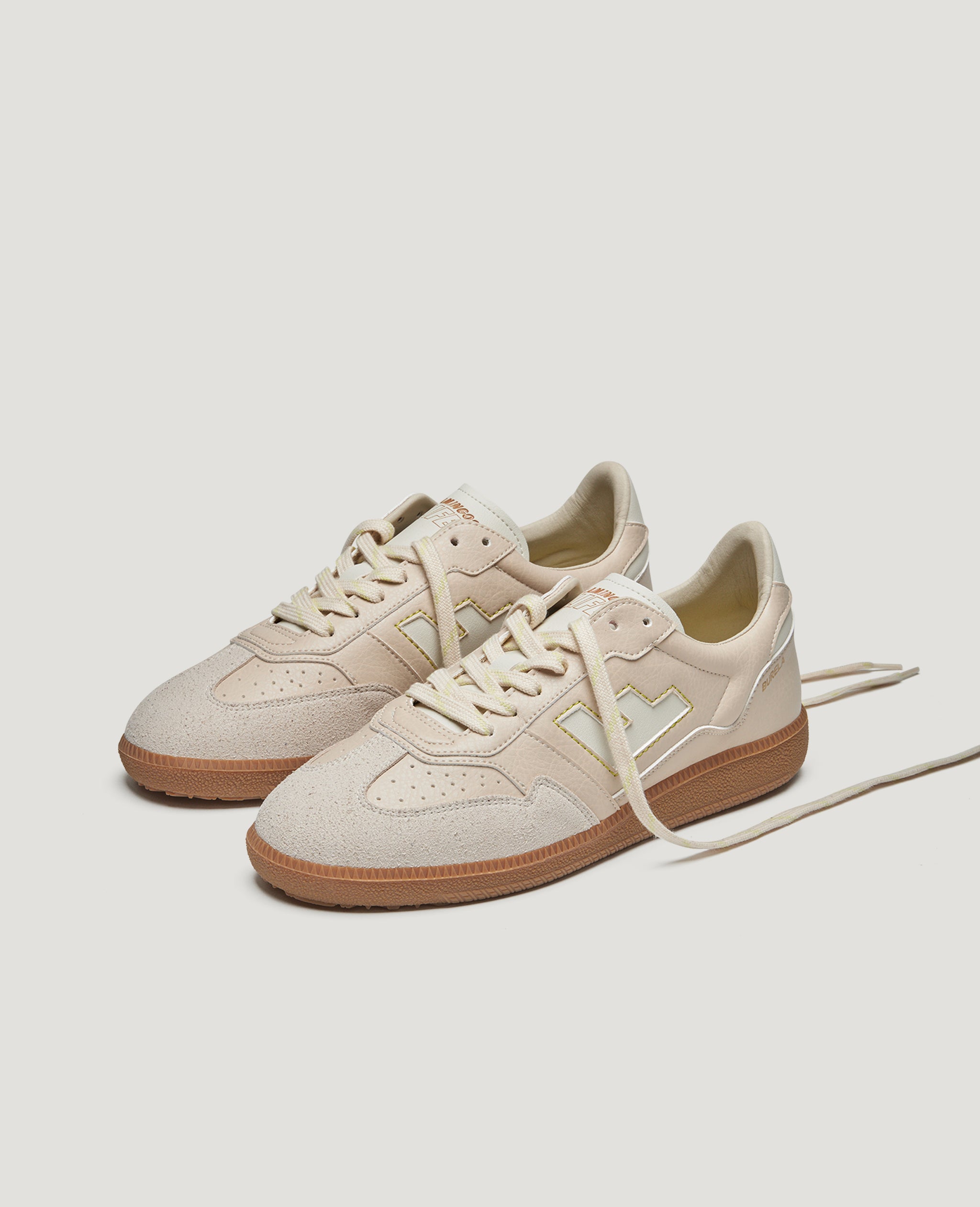 flamingos-life-burela-slim-sand-matcha-veganer-sneaker image 2