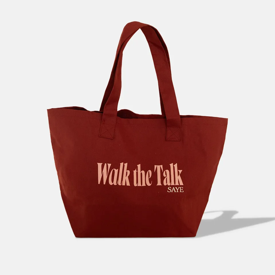 saye-walk-the-talk-totebag image 1