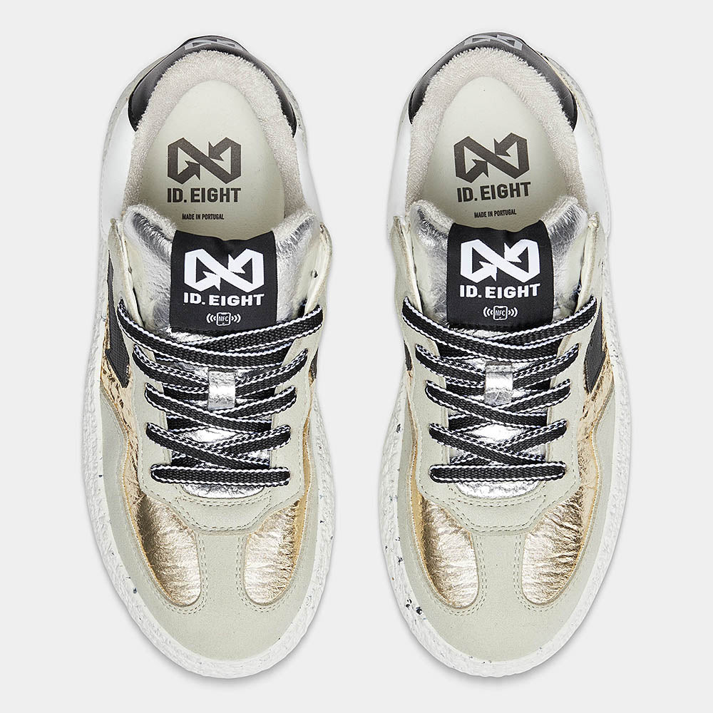 id-eight-uriduri-gold-veganer-sneaker-gold-lam image 3