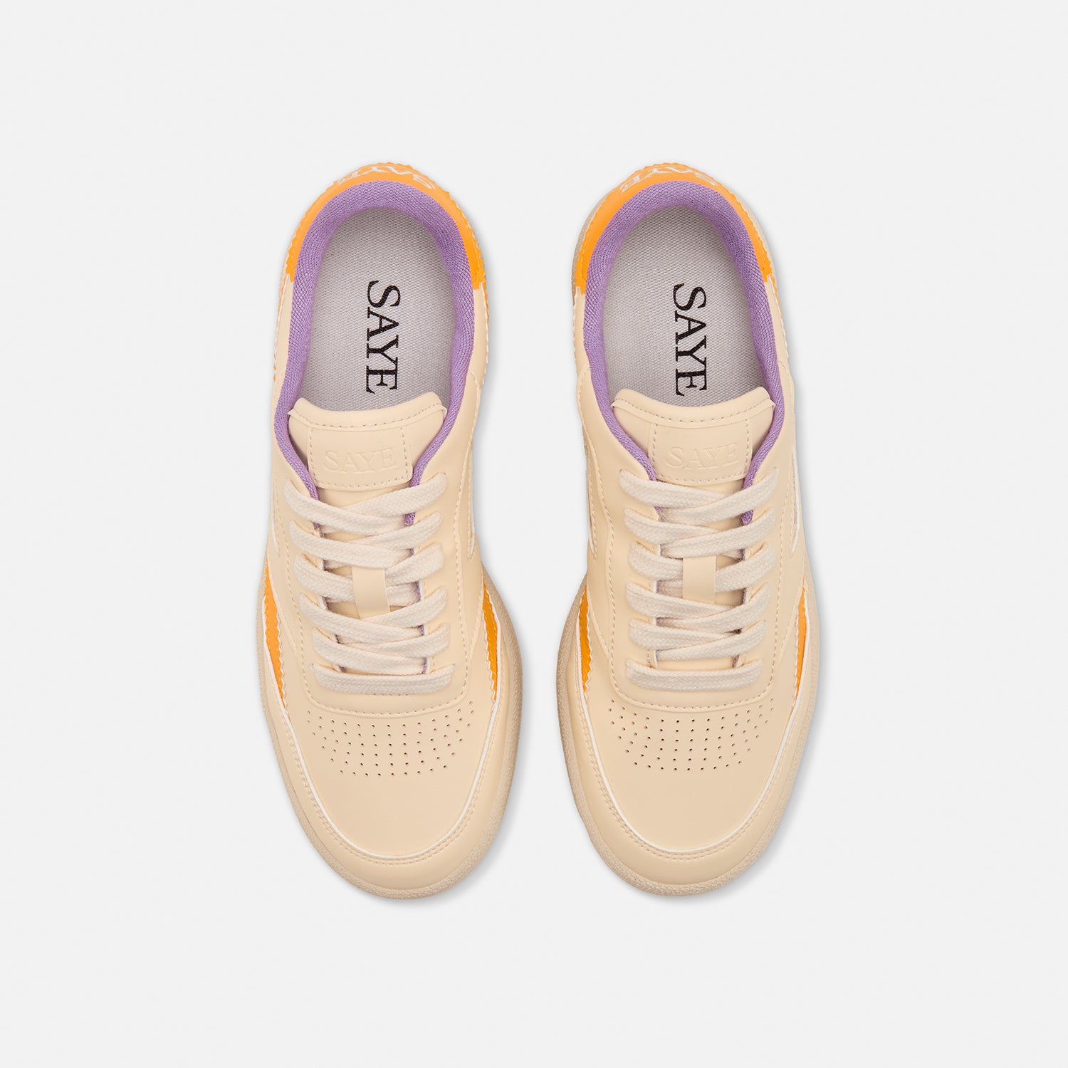 saye-m89-icon-veganer-retro-sneaker-vanilla-tangerine image 5