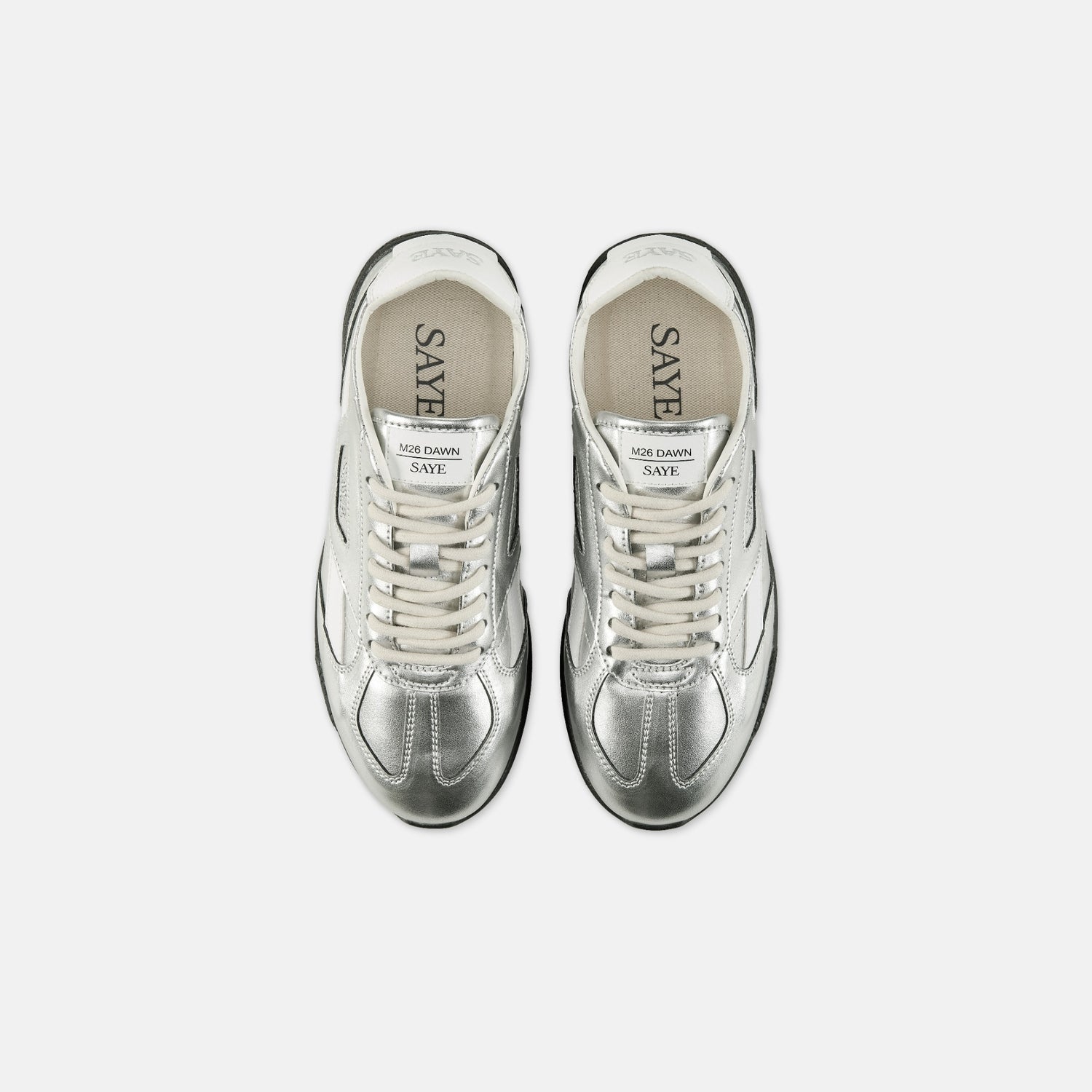saye-m26-dawn-vegane-sneaker-silver image 5