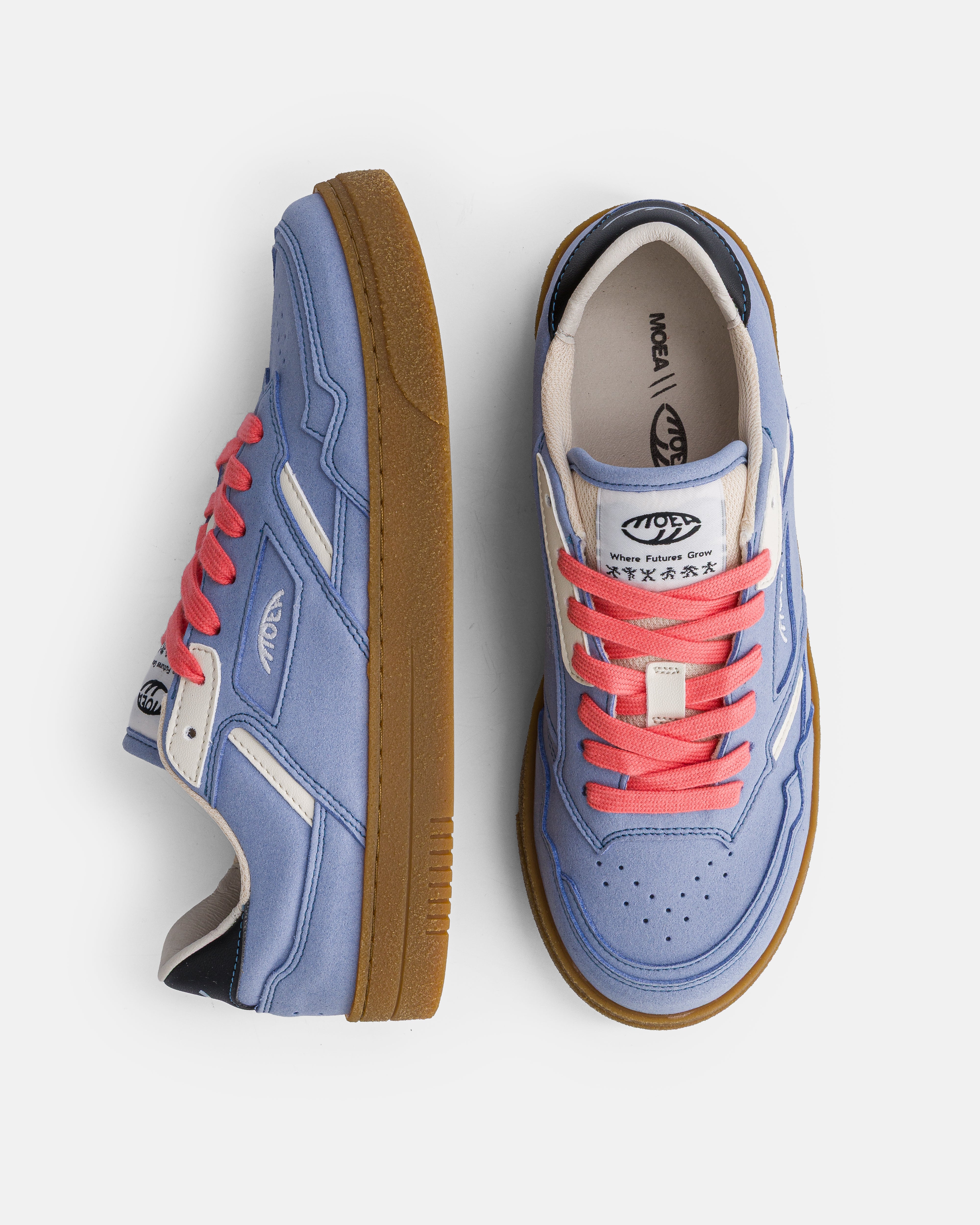 moea-origin-low-veganer-sneaker-lila-suede-beige-corn image 2