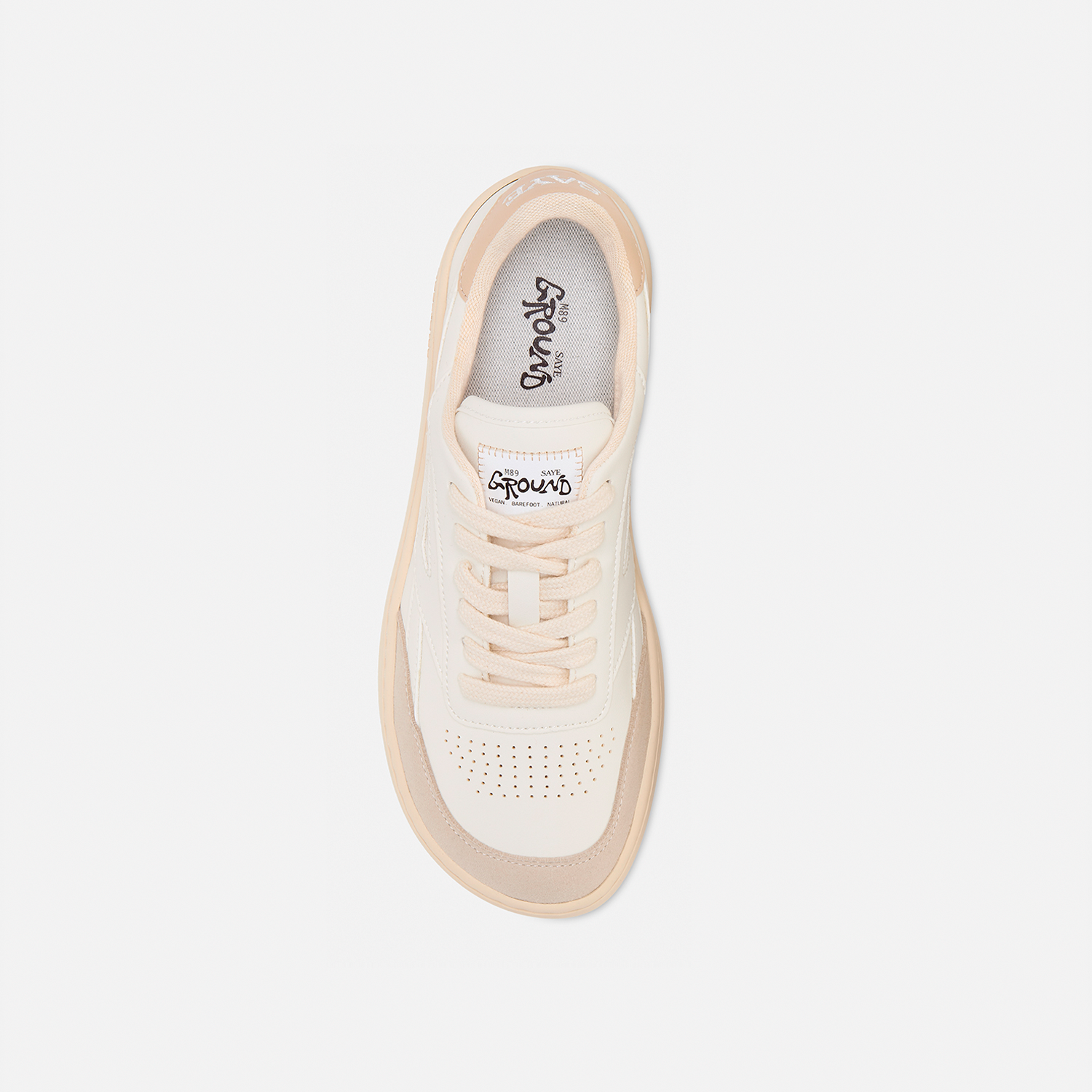 saye-m89-ground-barefoot-sneaker-almond image 1