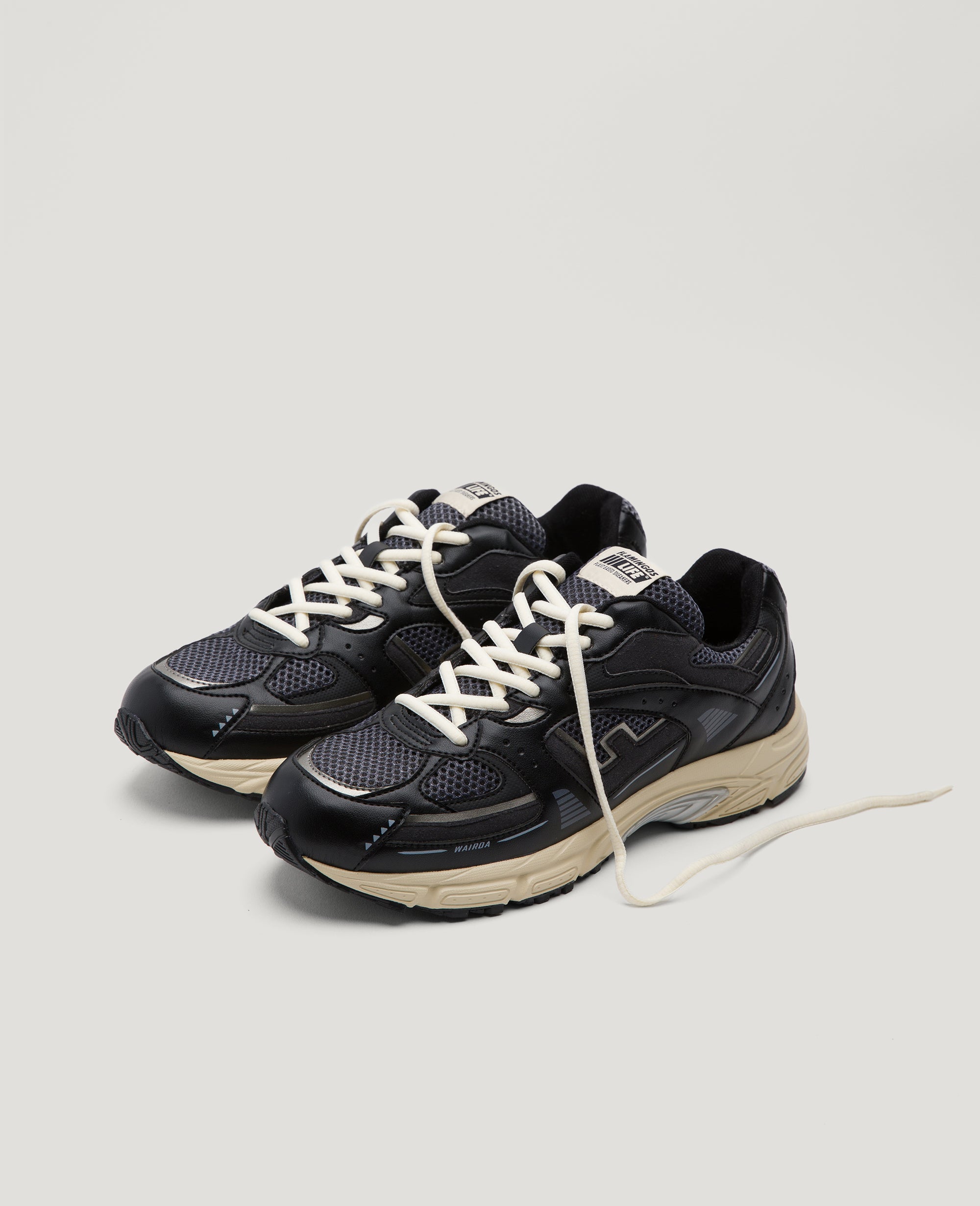 flamingos-life-wairoa-black-smoke-veganer-sneaker image 2