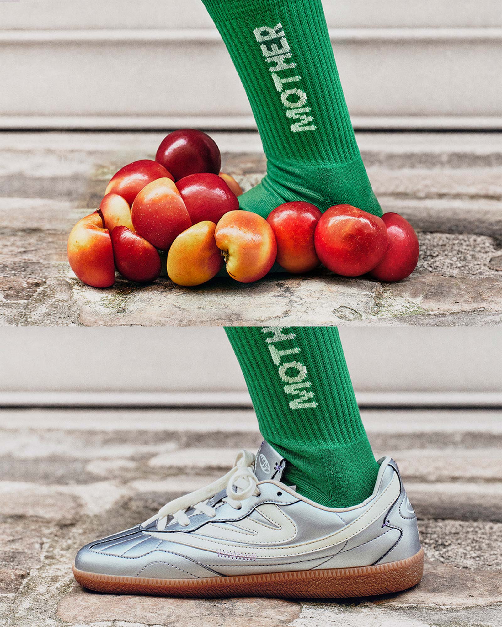moea-flow-wl-silver-apple-veganer-sneaker image 4