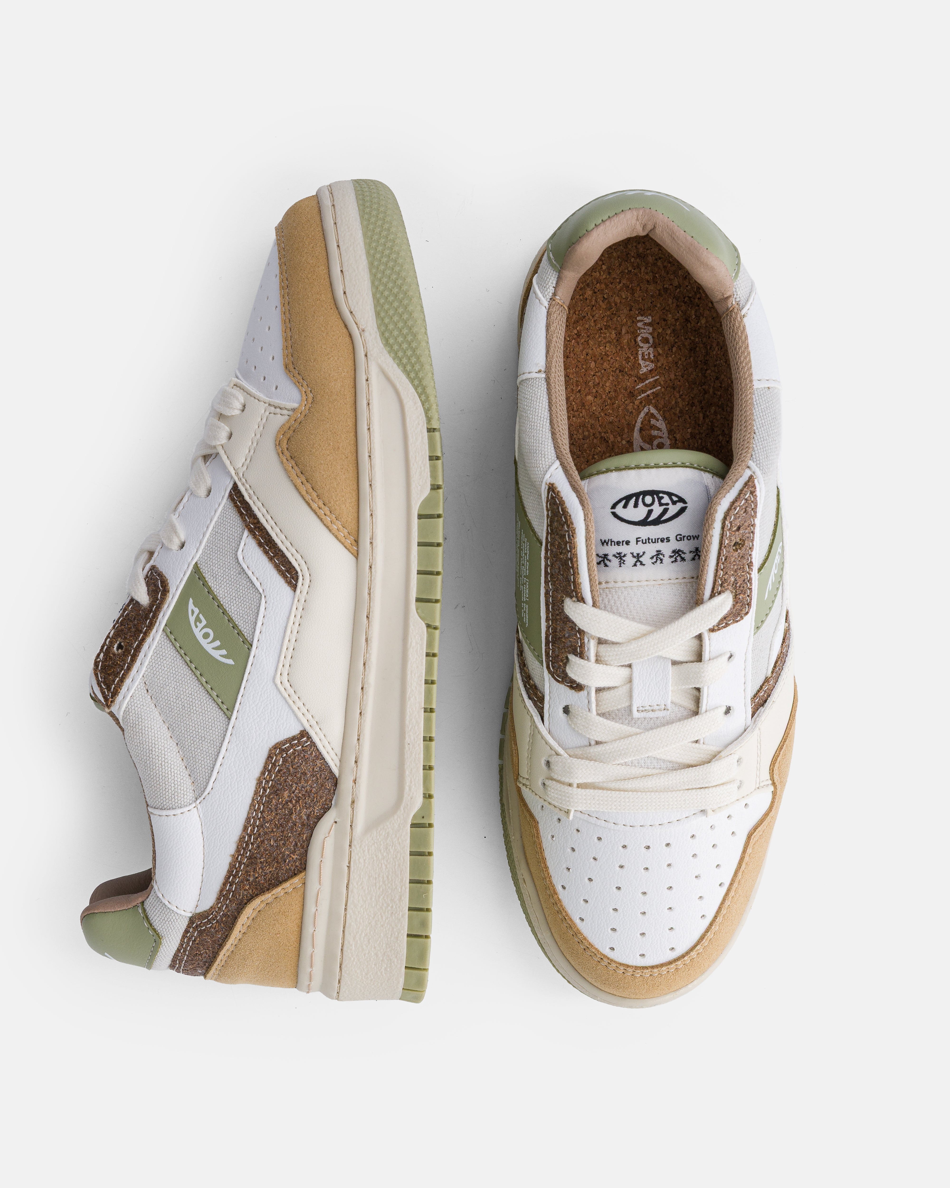 moea-echo-brown-aloe-palm-vegane-sneaker image 2
