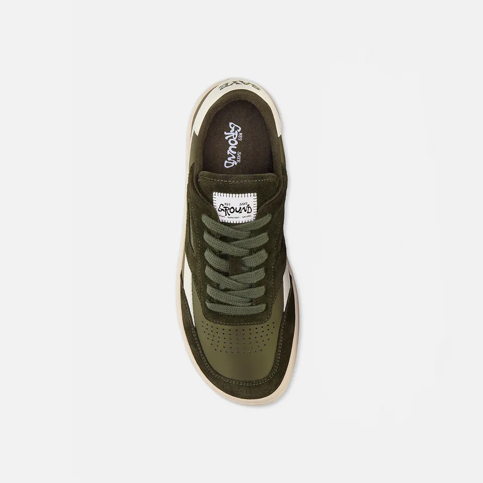 saye-m89-ground-off-track-barfuss-sneaker-forest image 1