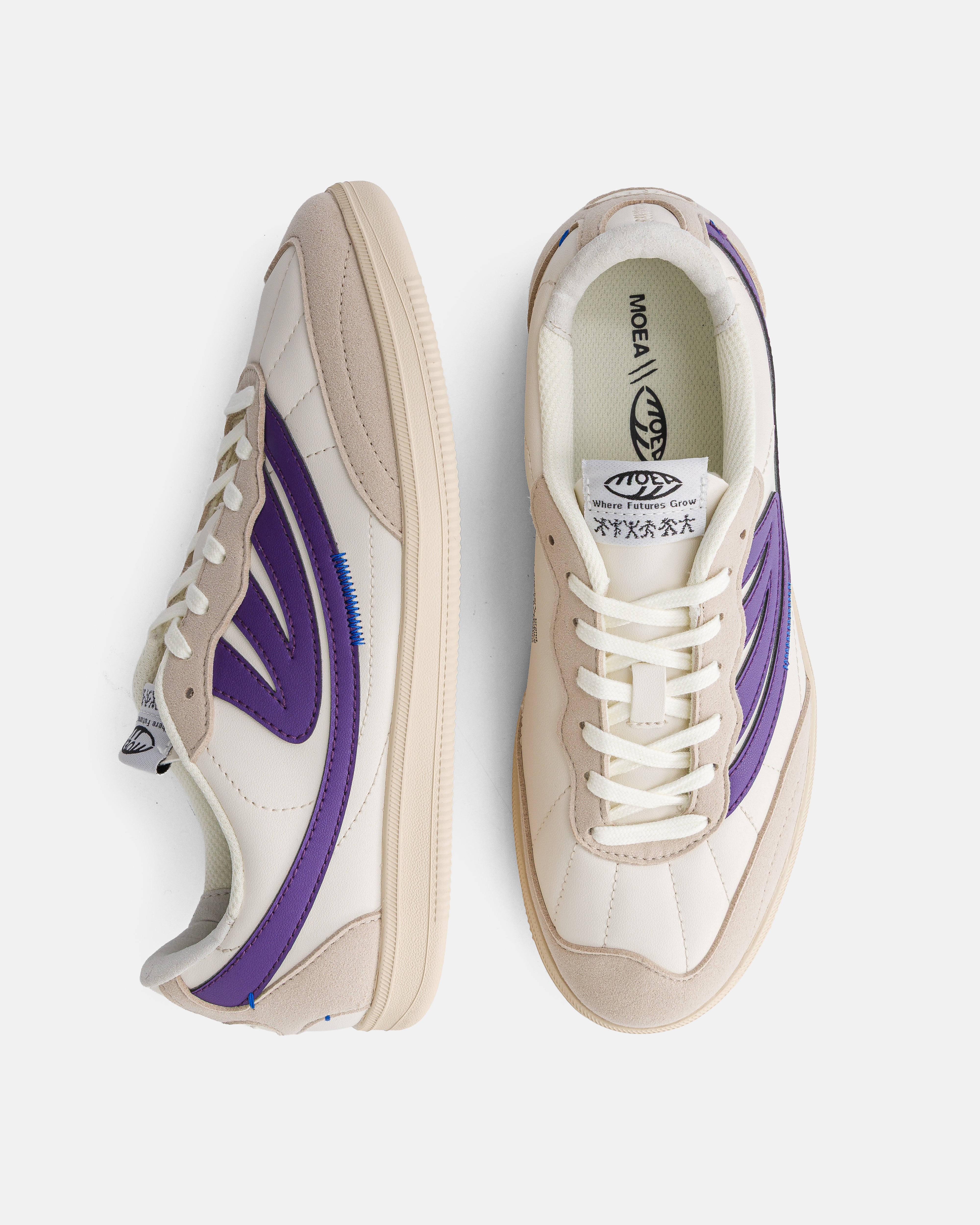 moea-flow-vegane-sneaker-beige-purple-corn image 2