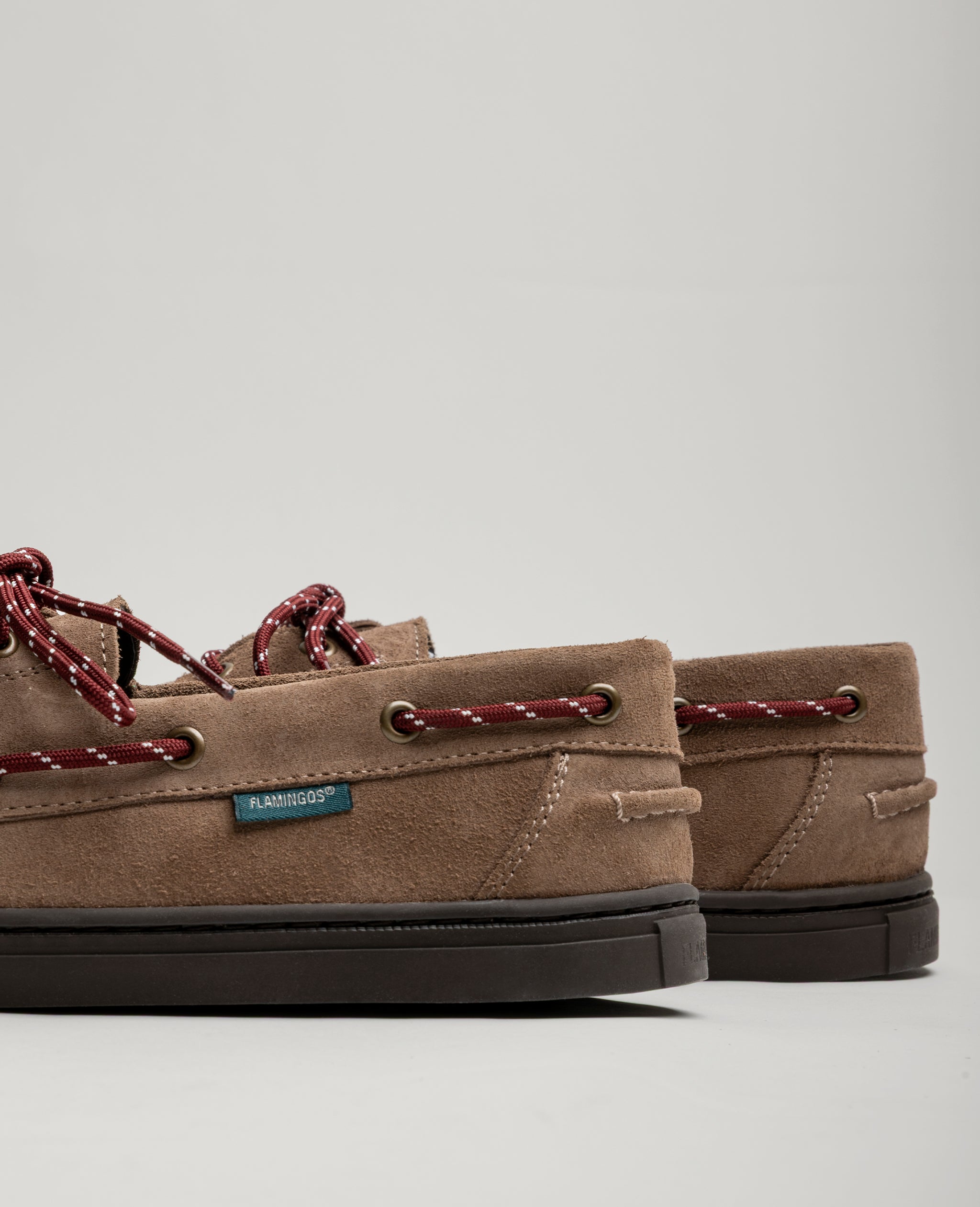 flamingos-life-zero-boat-suede-taupe-veganer-sneaker image 5