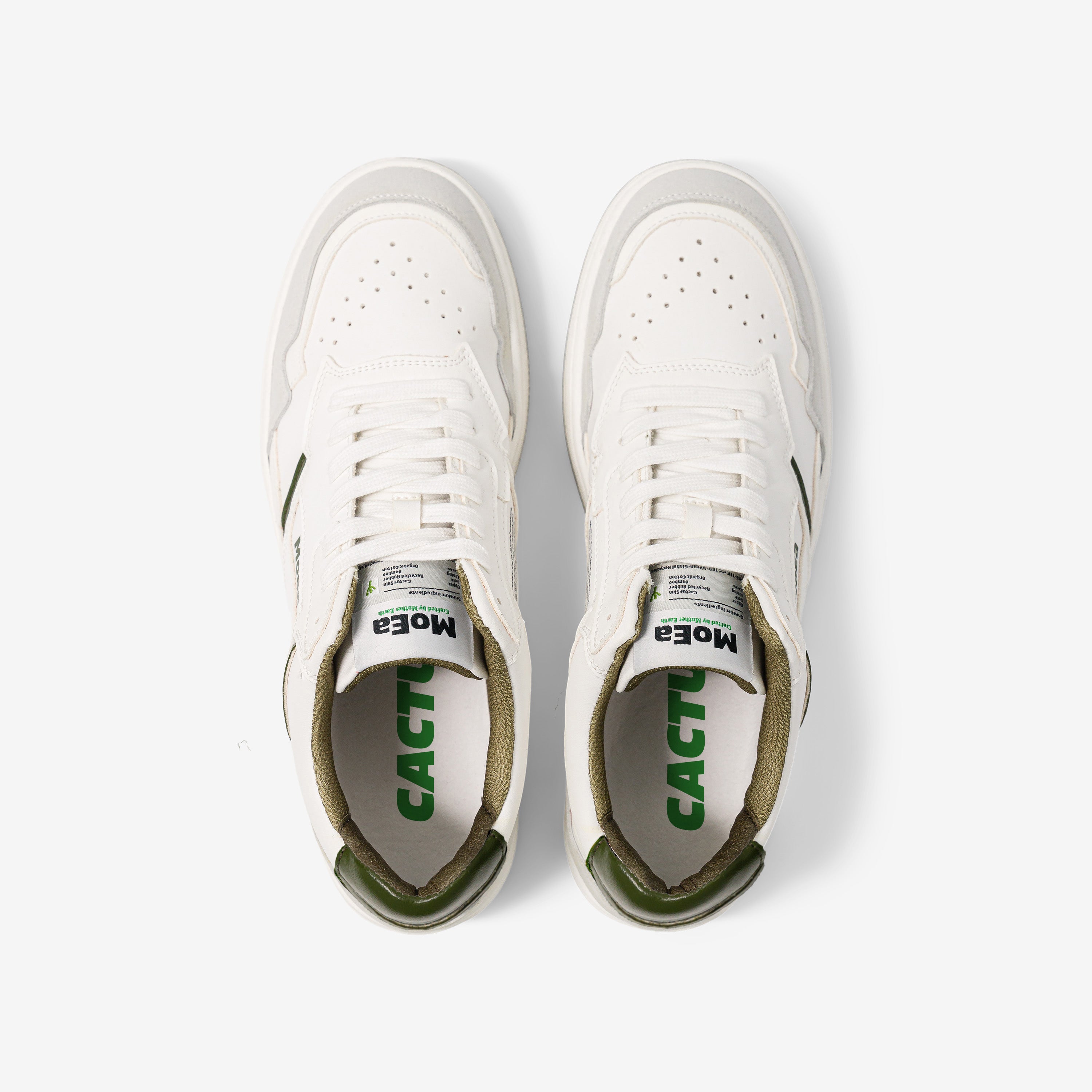 moea-gen1-cactus-white-green-suede-vegane-sneaker image 3